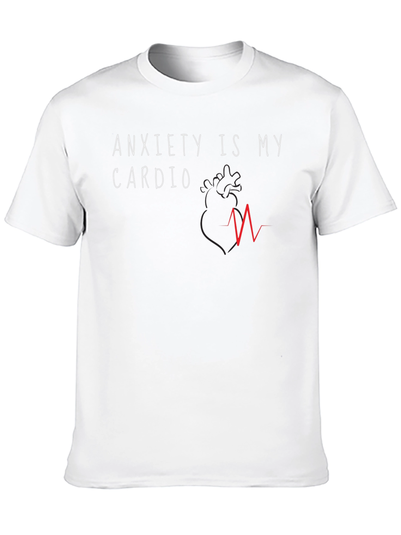 Anxiety Cardio Graphic T-Shirt - Unisex
