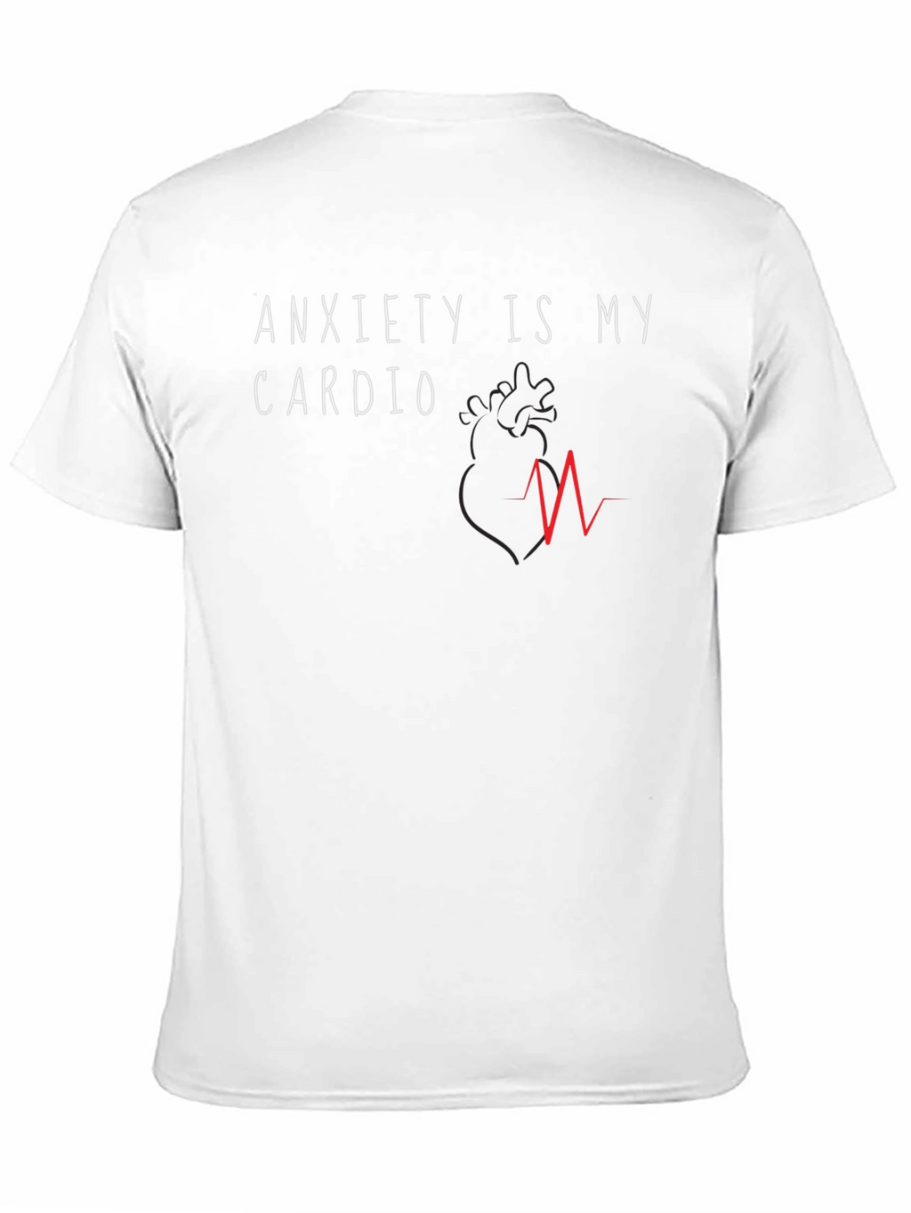 Anxiety Cardio Graphic T-Shirt - Unisex