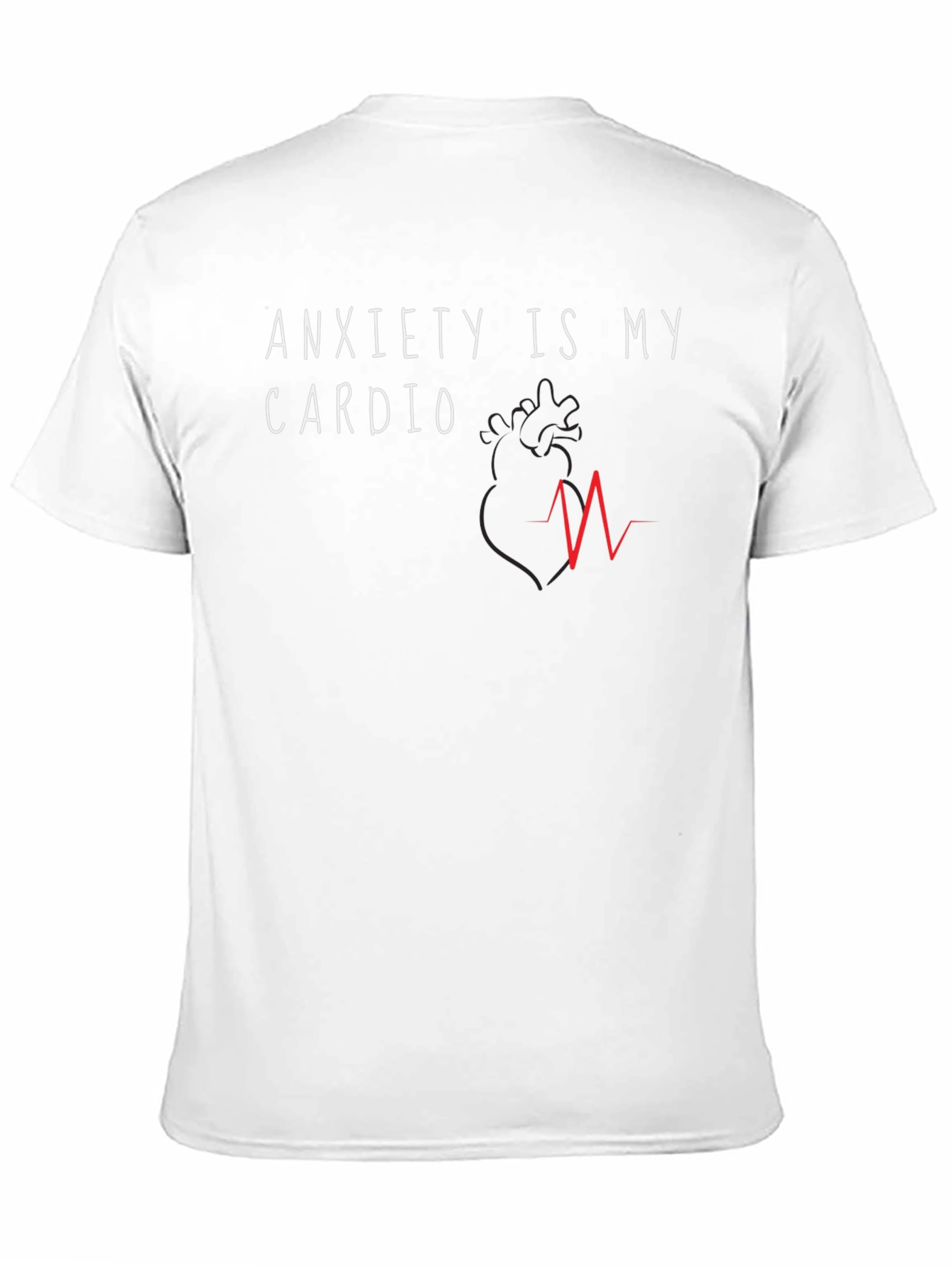 Anxiety Cardio Graphic T-Shirt - Unisex