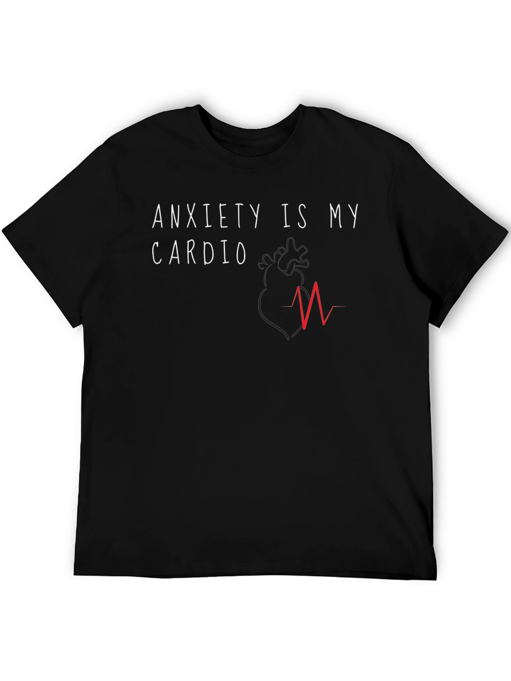 Anxiety Cardio Graphic T-Shirt - Unisex