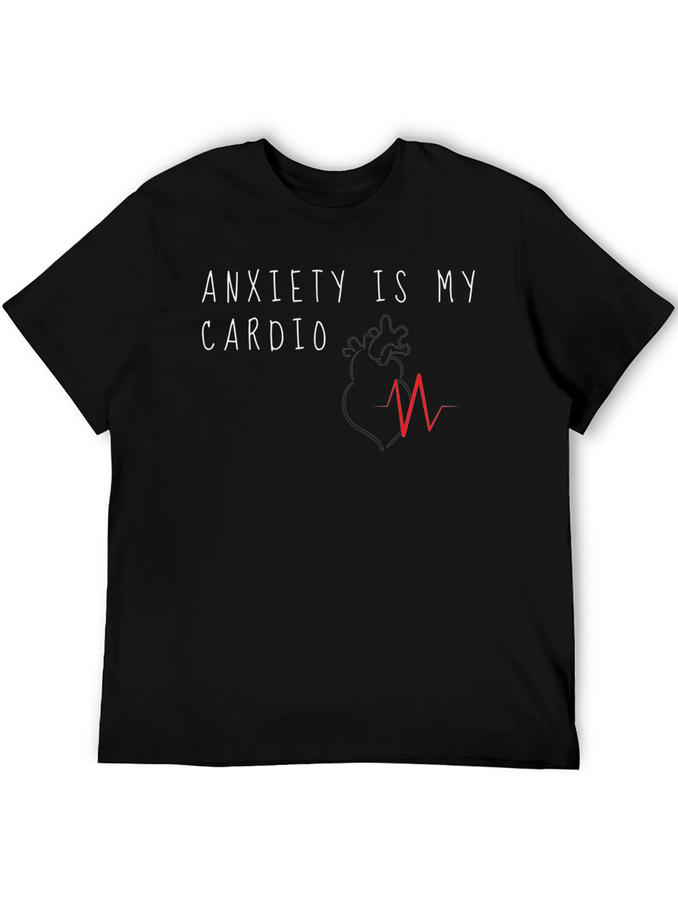 Anxiety Cardio Graphic T-Shirt - Unisex