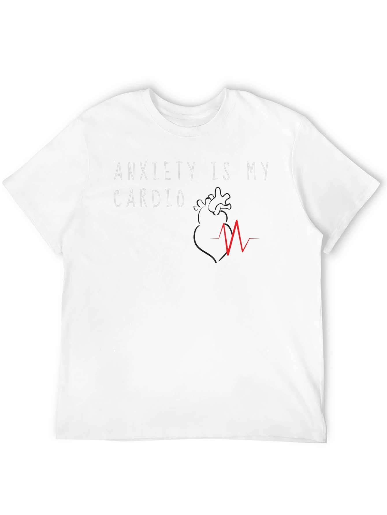 Anxiety Cardio Graphic T-Shirt - Unisex