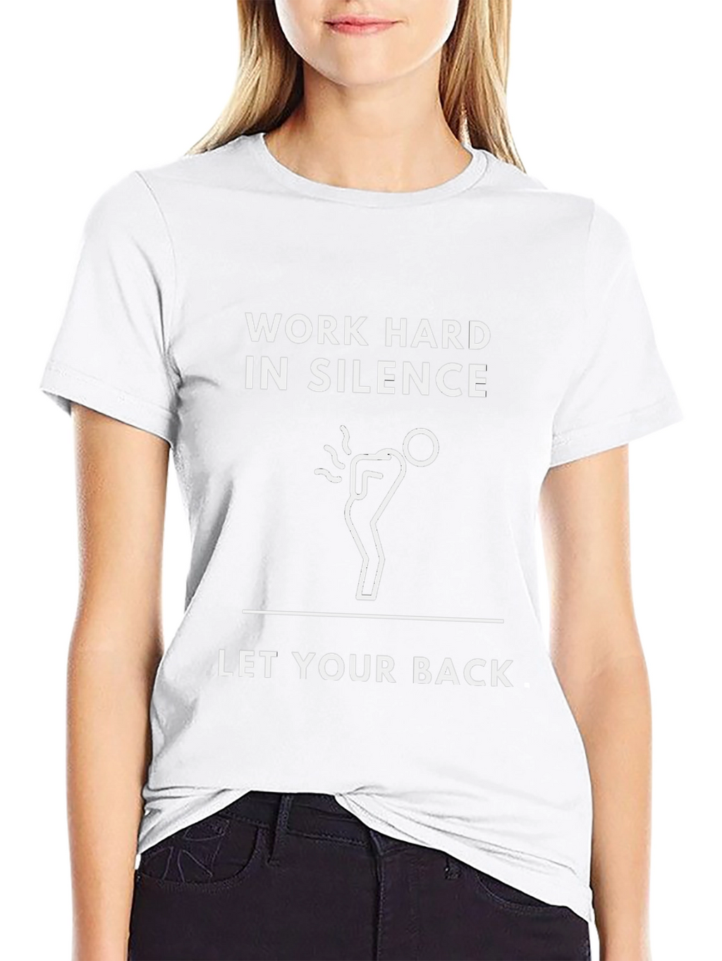 Work Hard In Silence Graphic Tee
