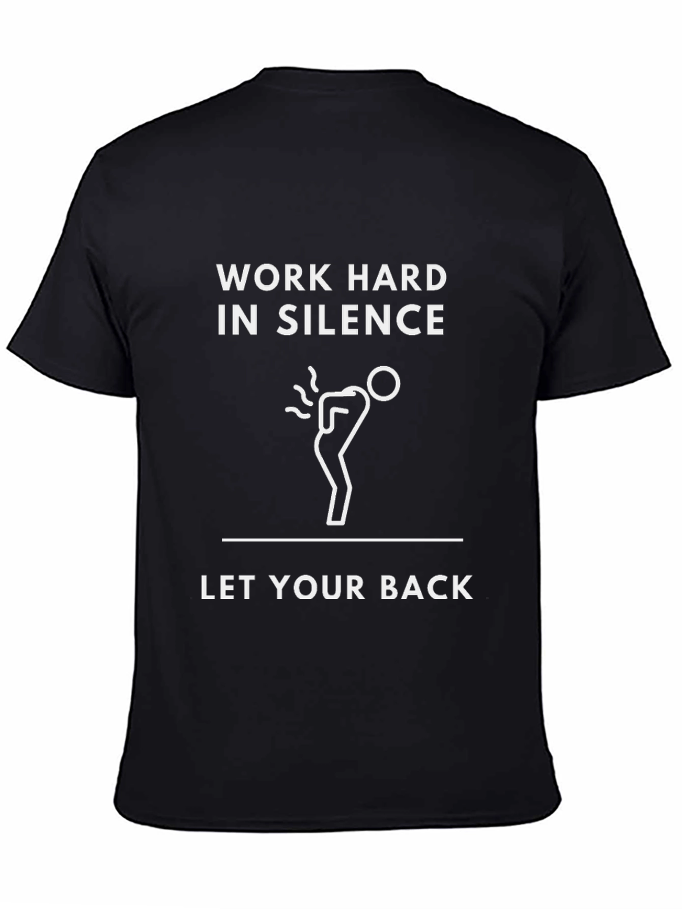 Work Hard In Silence Graphic Tee
