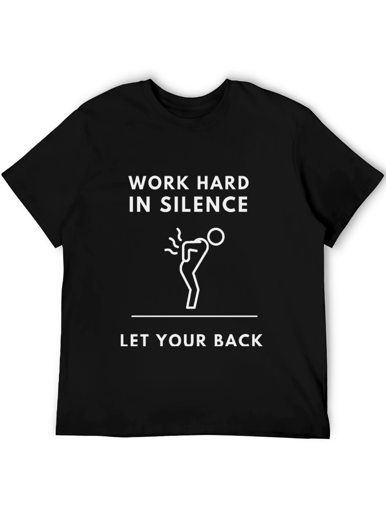 Work Hard In Silence Graphic Tee