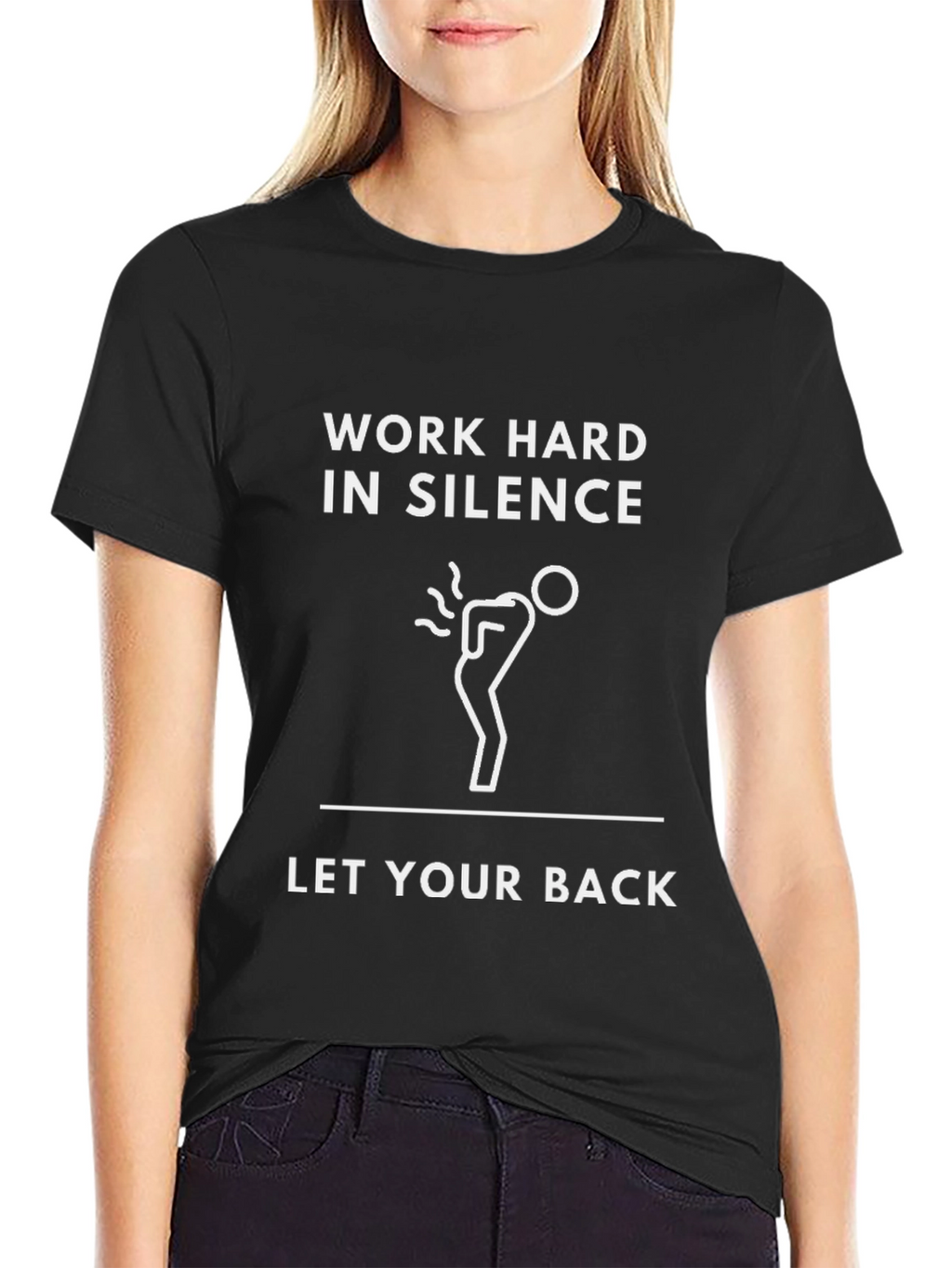 Work Hard In Silence Graphic Tee