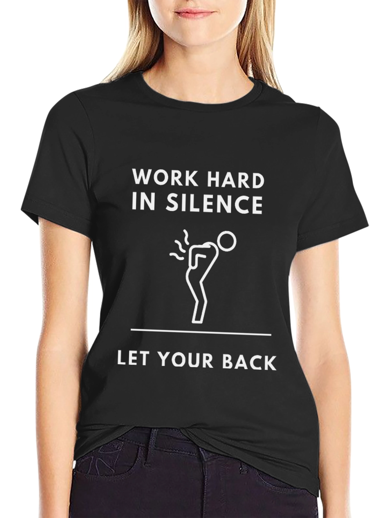 Work Hard In Silence Graphic Tee