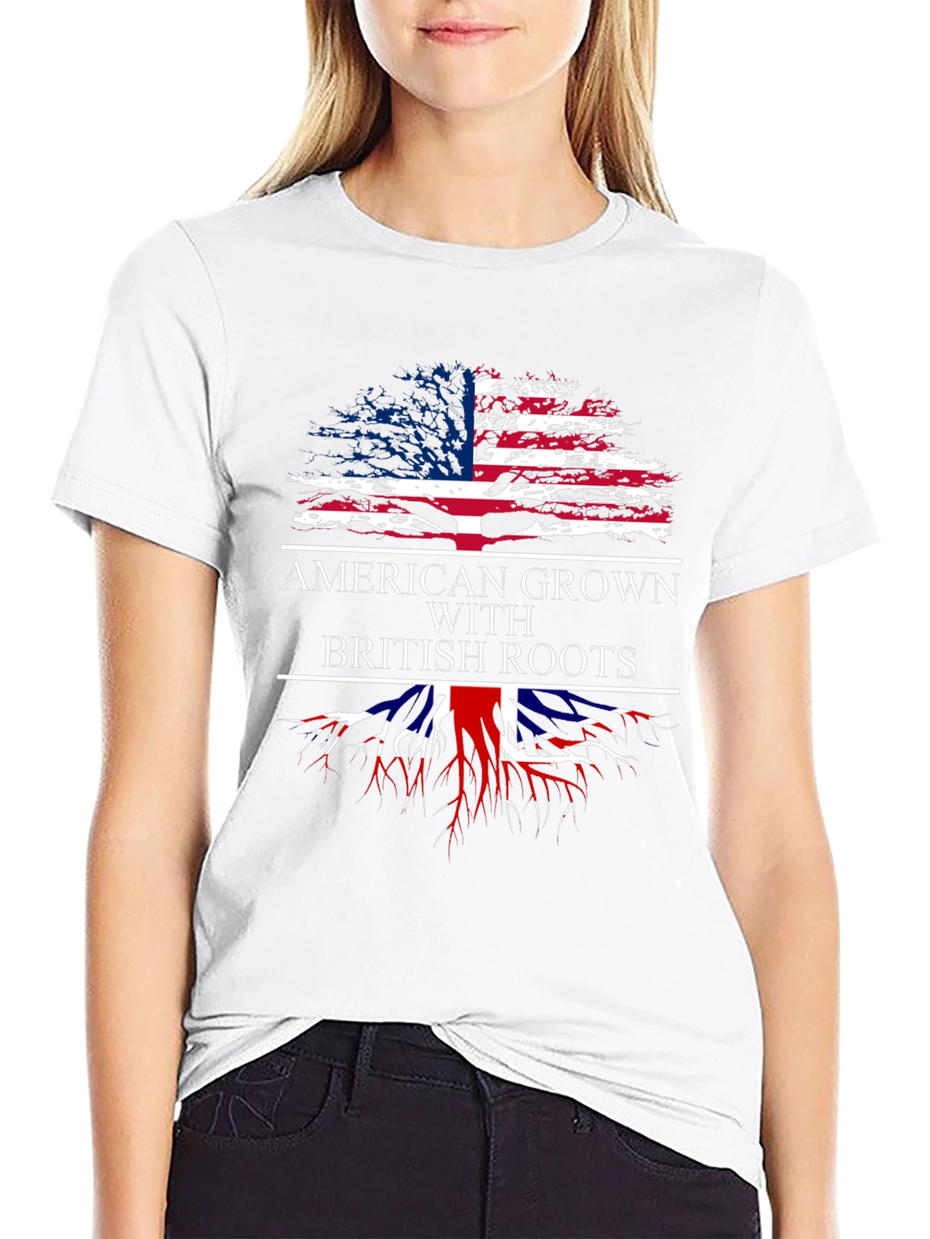 American Grown British Roots Graphic Tee