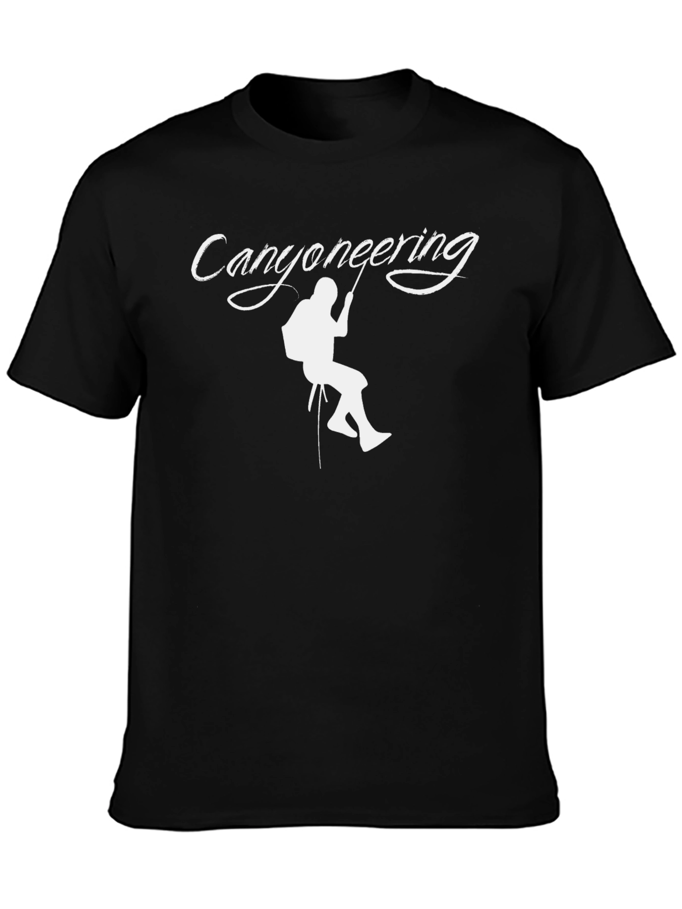 Canyoneering Black T-Shirt - Outdoor Adventure Apparel