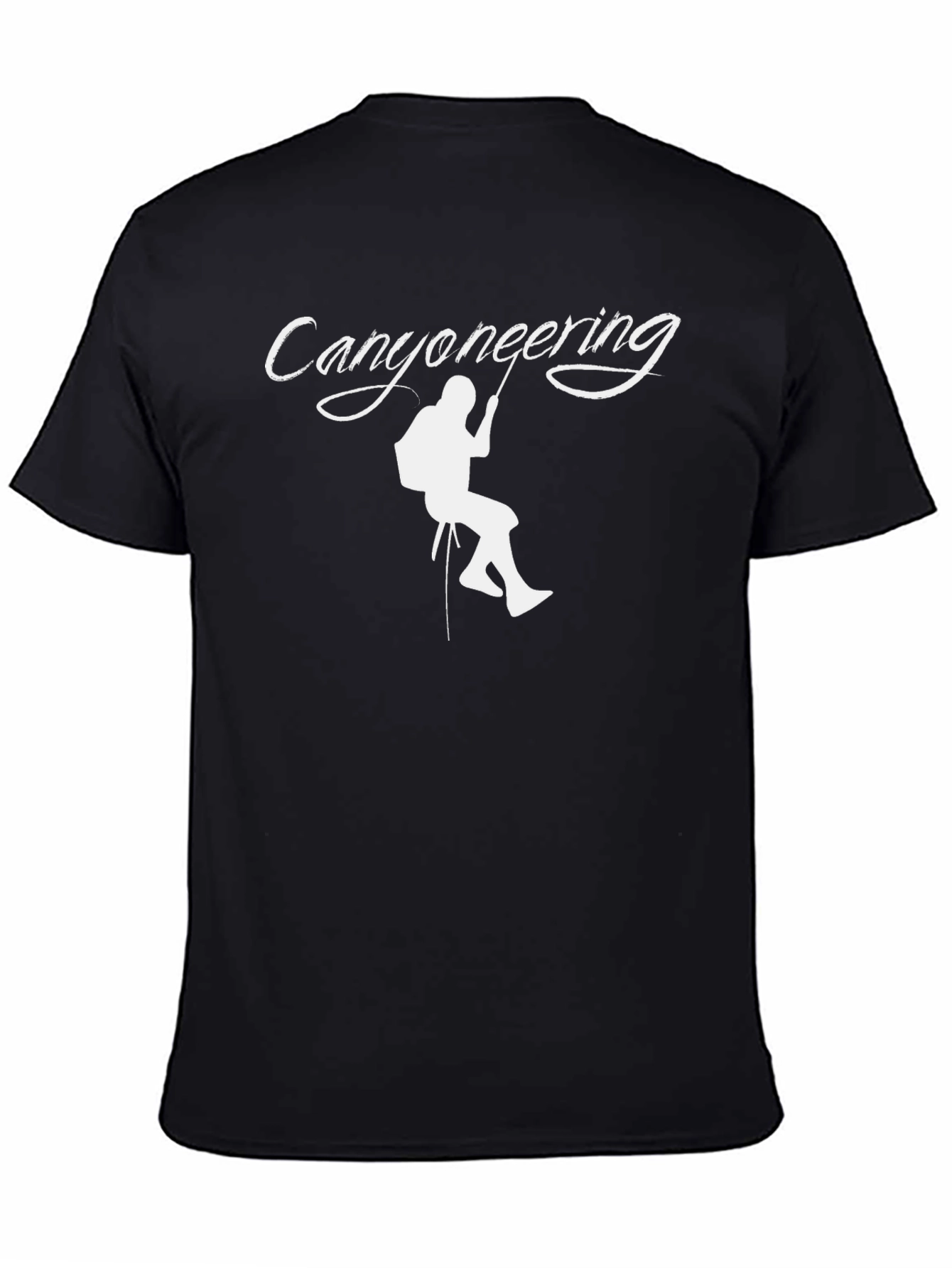 Canyoneering Black T-Shirt - Outdoor Adventure Apparel