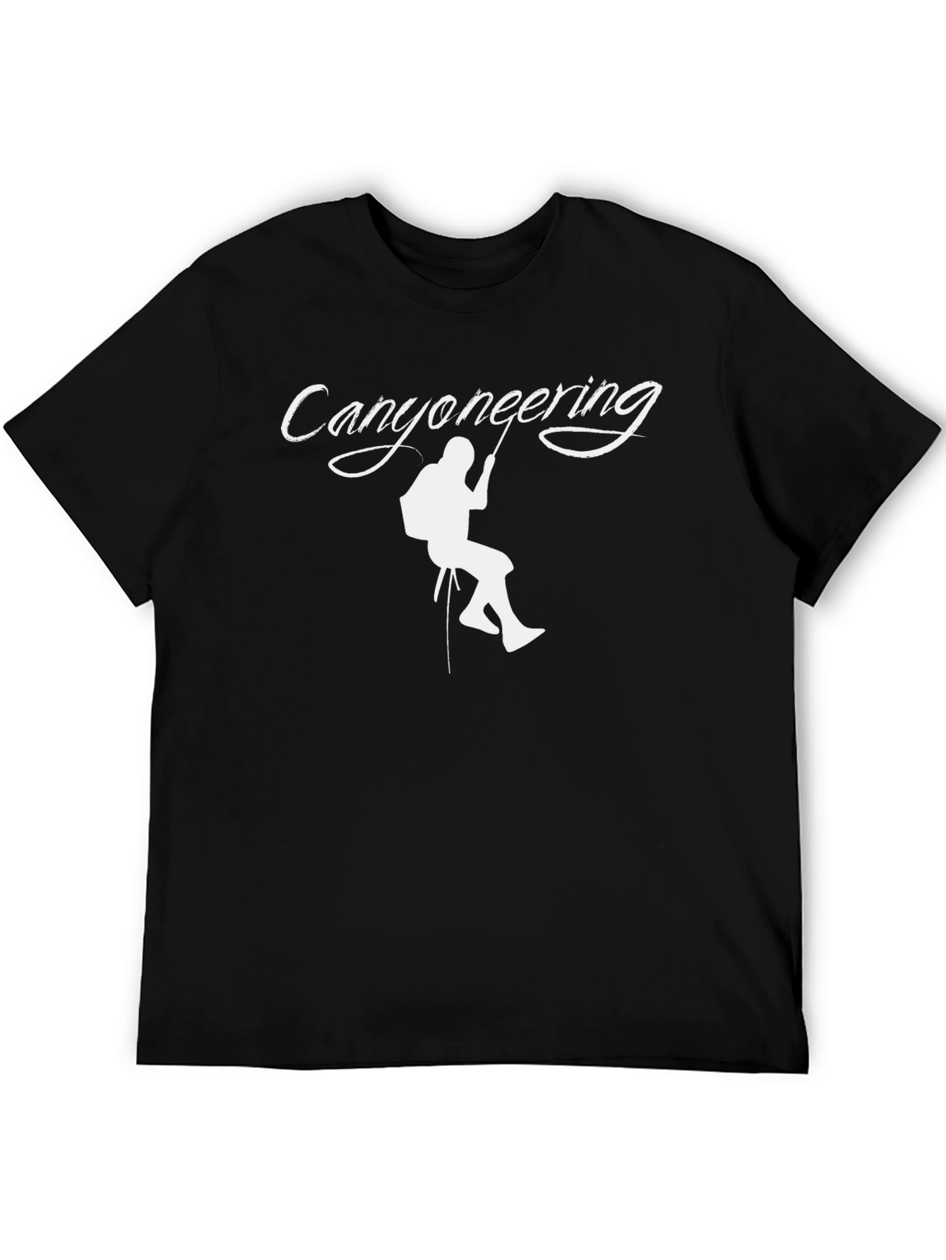 Canyoneering Black T-Shirt - Outdoor Adventure Apparel