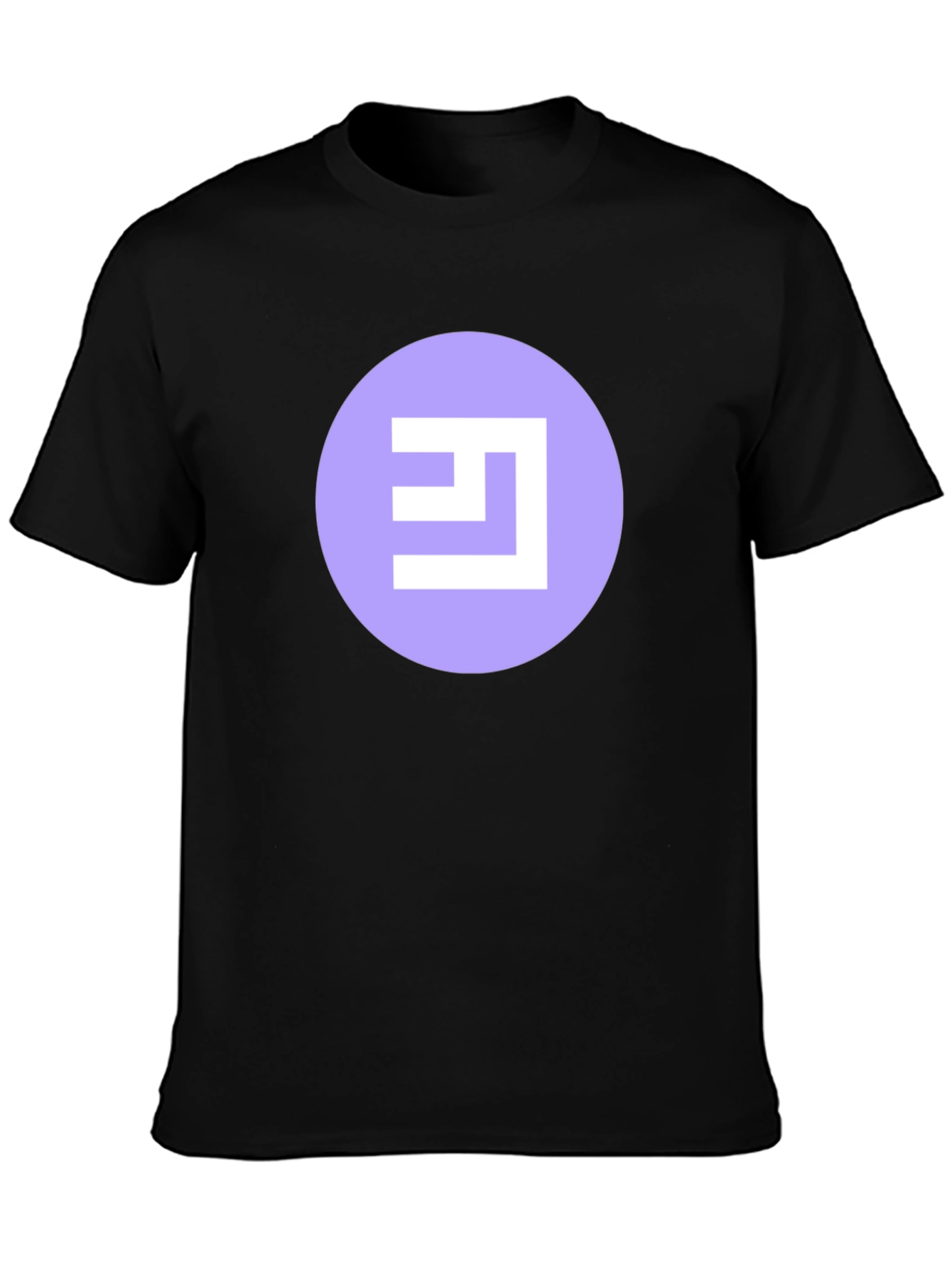 Abstract Logo Black T-Shirt