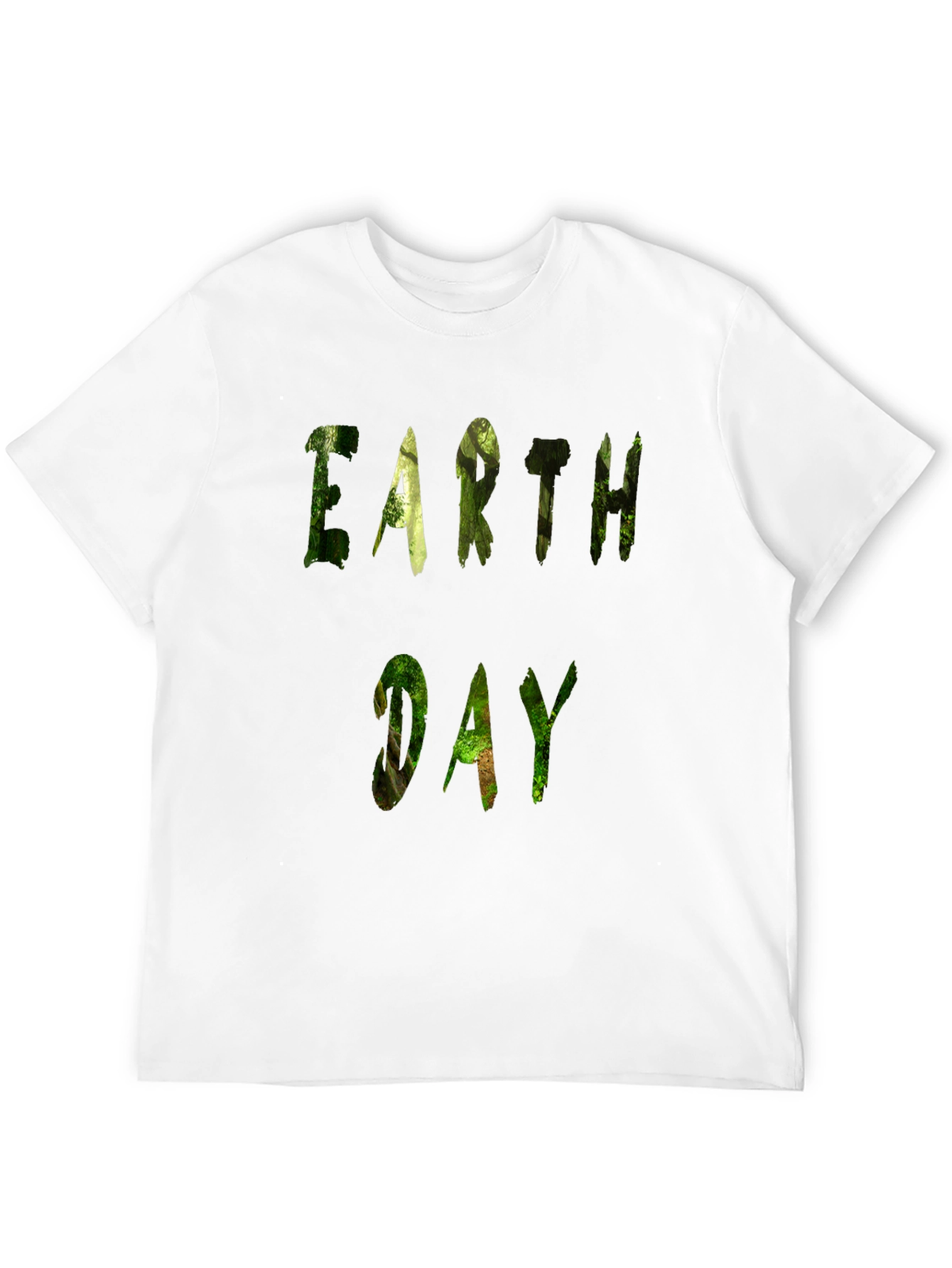 Earth Day Forest Graphic Tee - Black