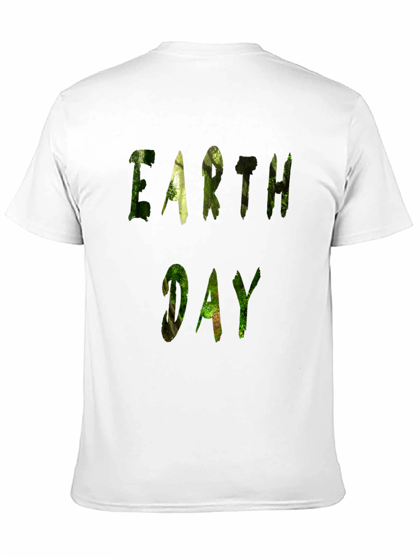 Earth Day Forest Graphic Tee - Black