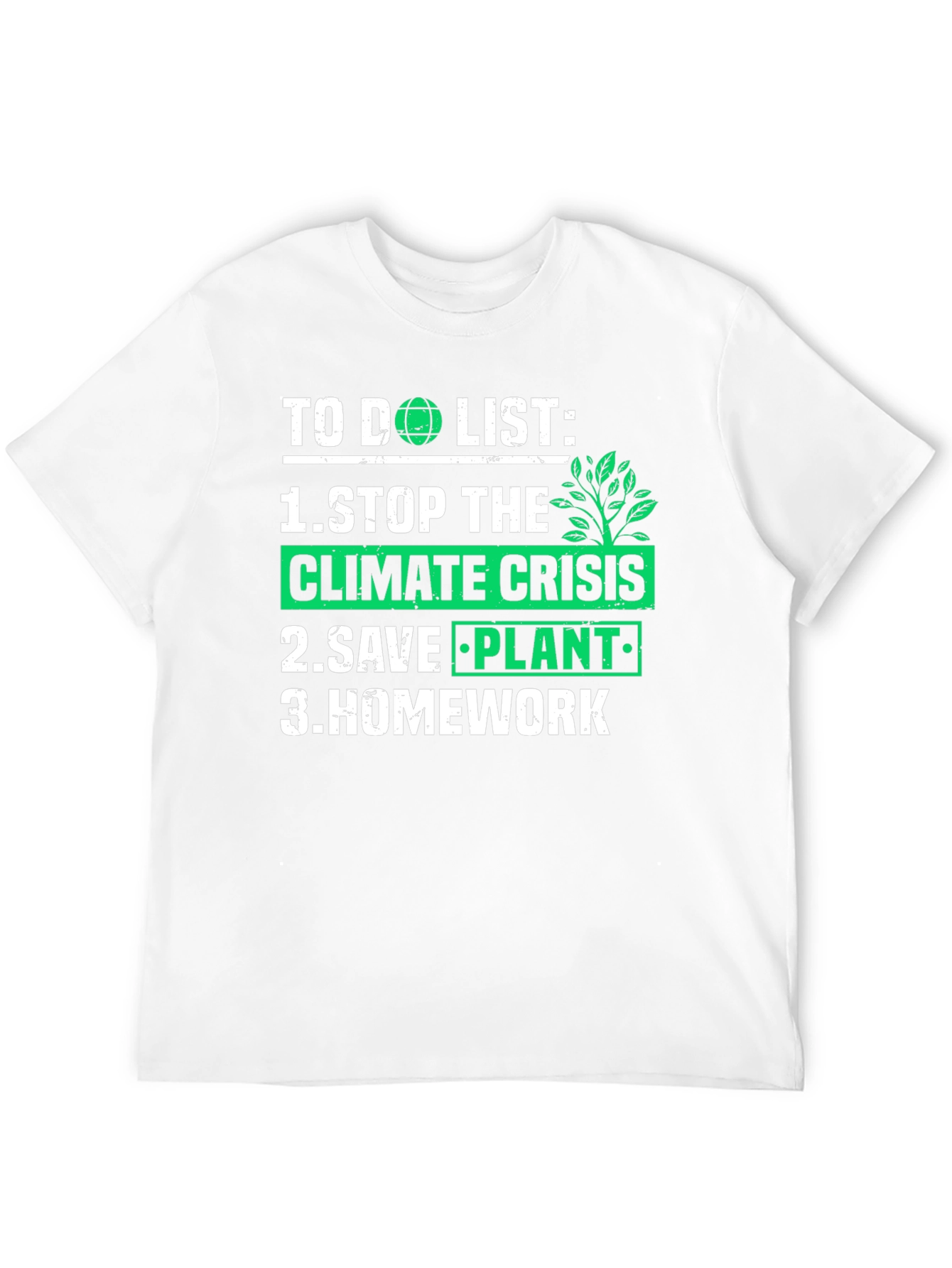 Eco-Friendly To Do List Graphic Tee