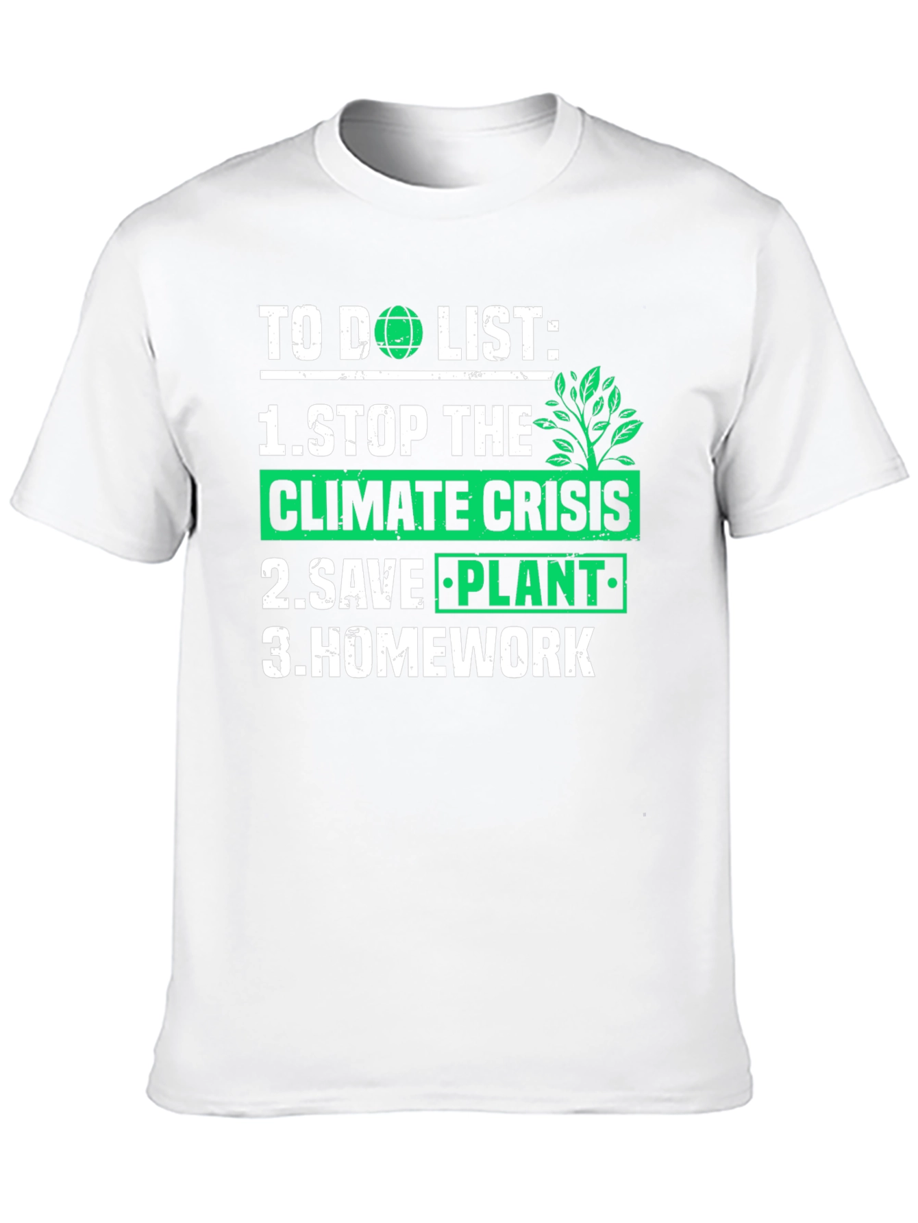 Eco-Friendly To Do List Graphic Tee