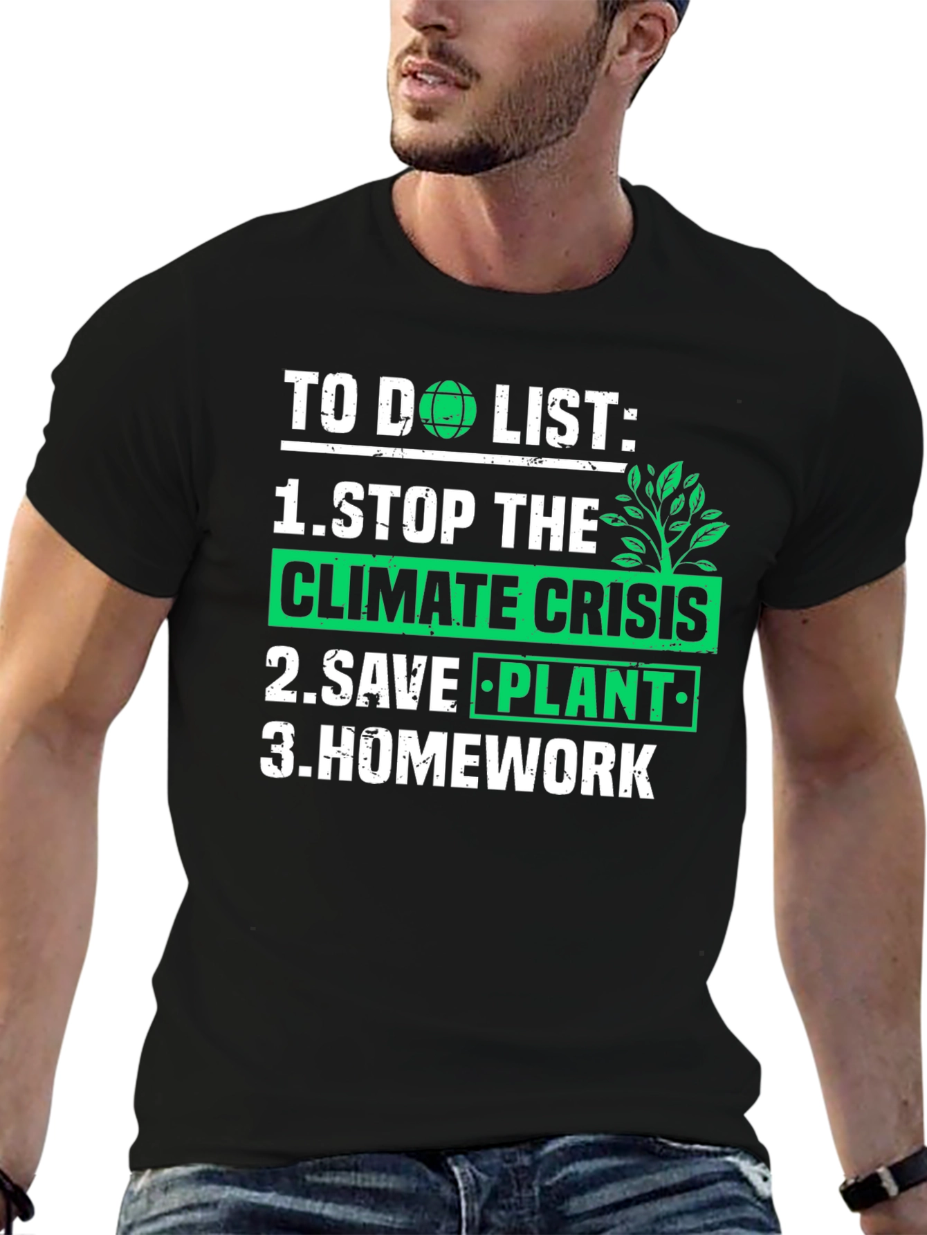 Eco-Friendly To Do List Graphic Tee