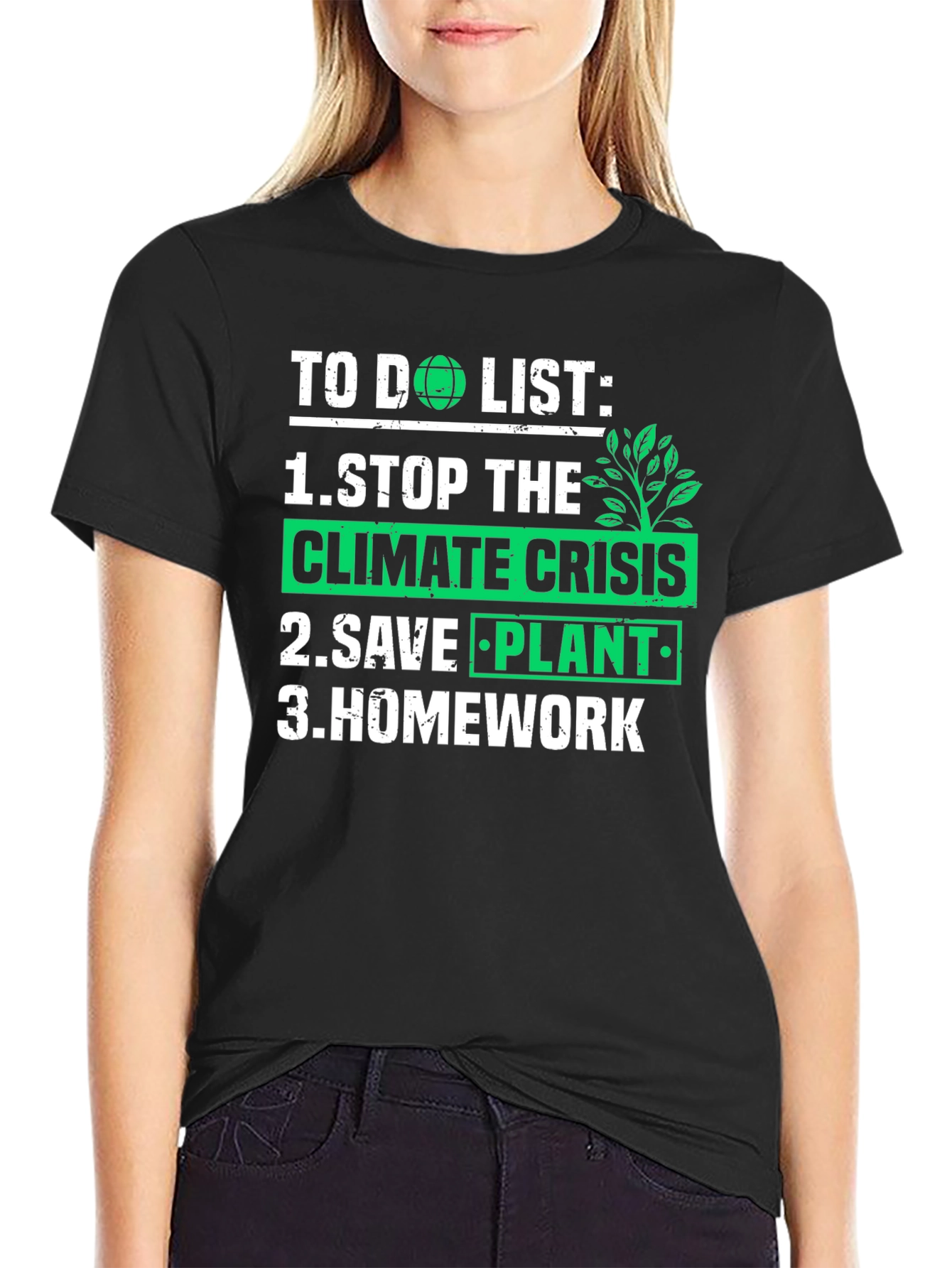 Eco-Friendly To Do List Graphic Tee