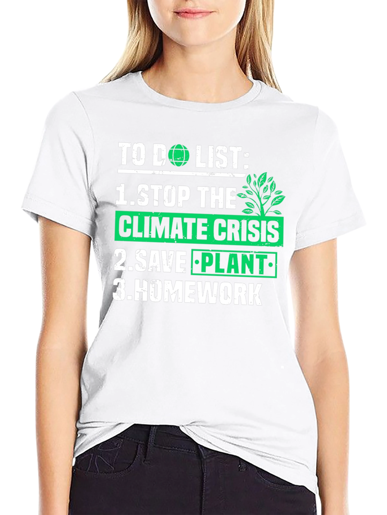 Eco-Friendly To Do List Graphic Tee