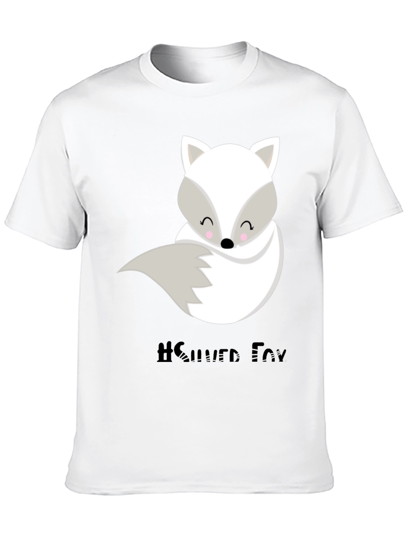 Cute Silver Fox Graphic Tee - Unisex Style