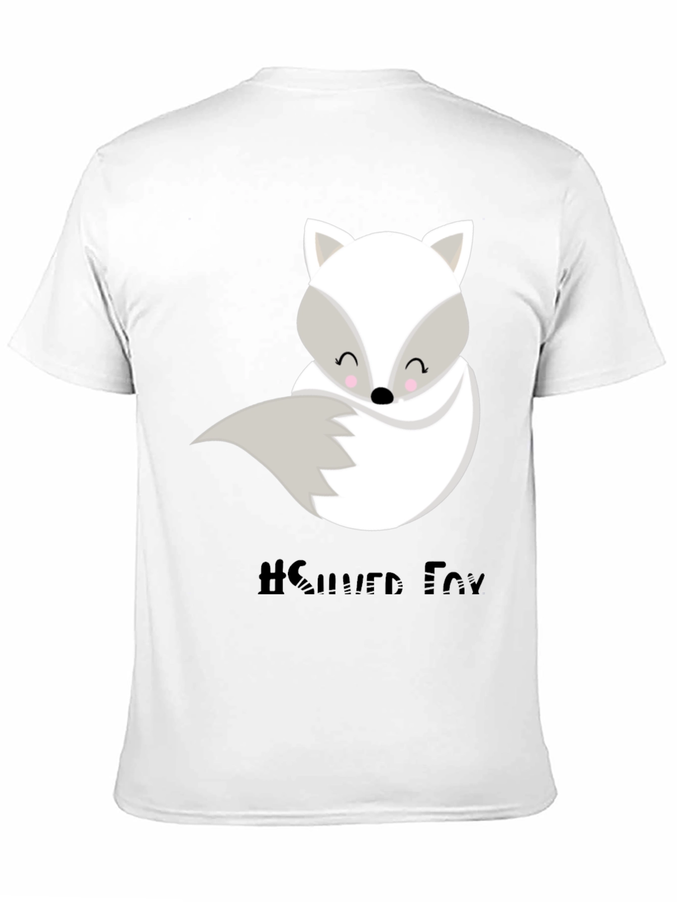 Cute Silver Fox Graphic Tee - Unisex Style
