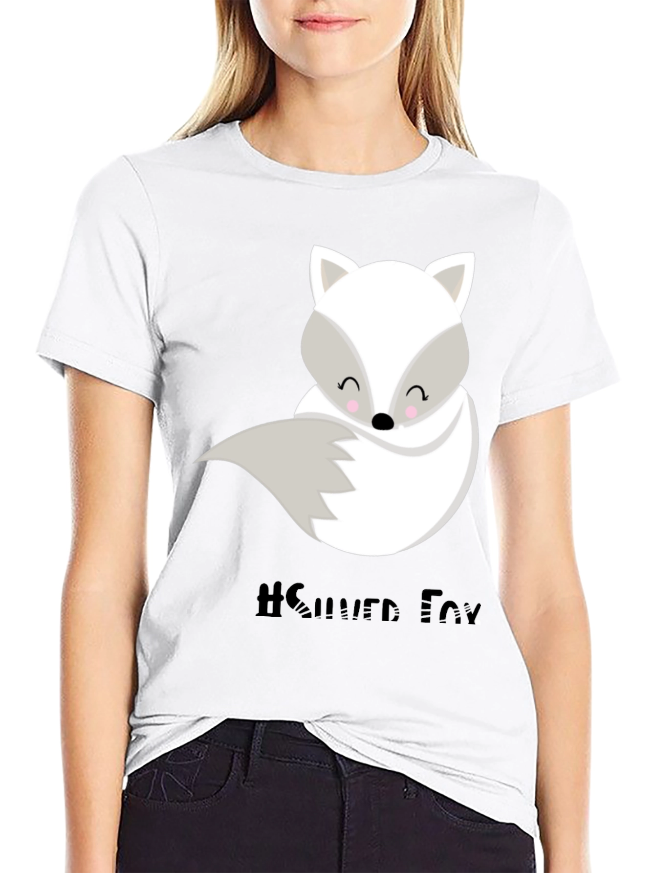 Cute Silver Fox Graphic Tee - Unisex Style