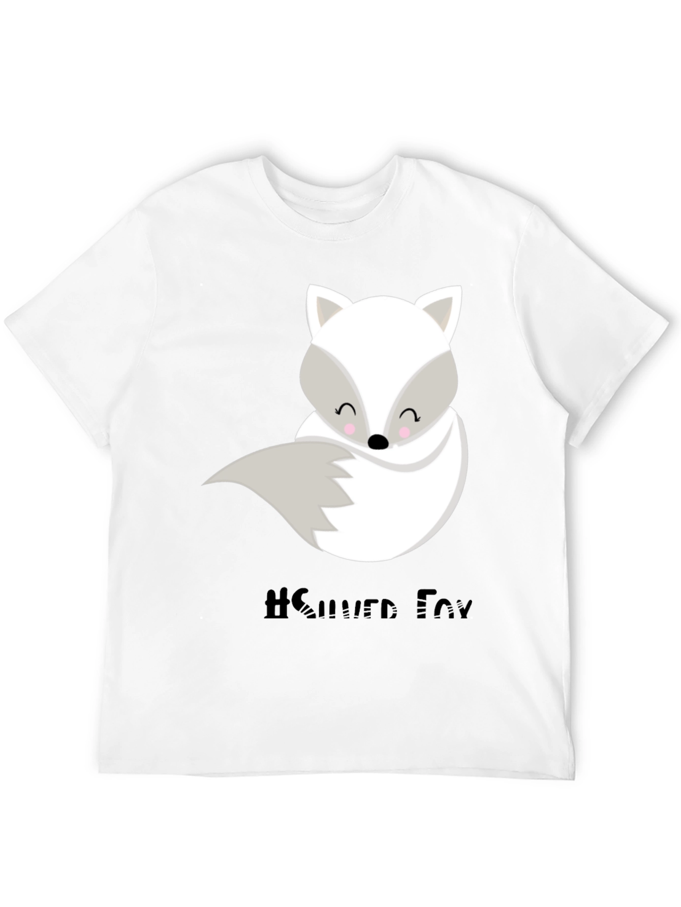 Cute Silver Fox Graphic Tee - Unisex Style