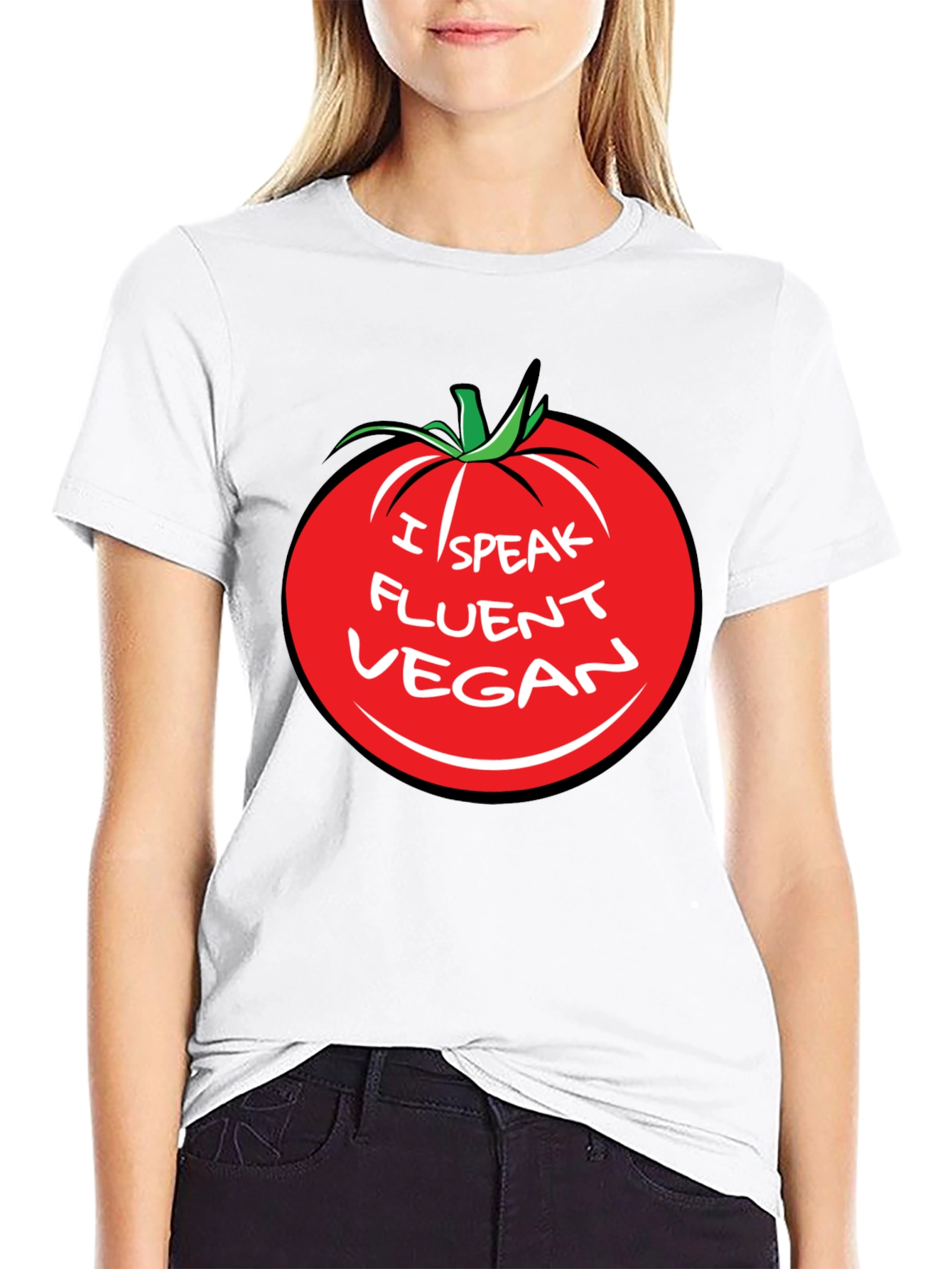 Fluent Vegan Tomato Graphic Tee
