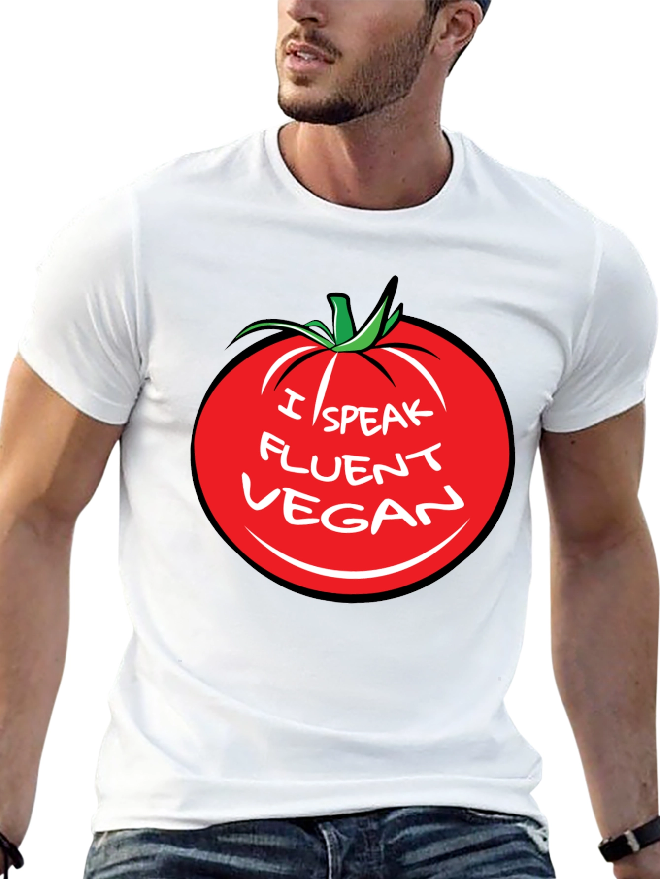 Fluent Vegan Tomato Graphic Tee