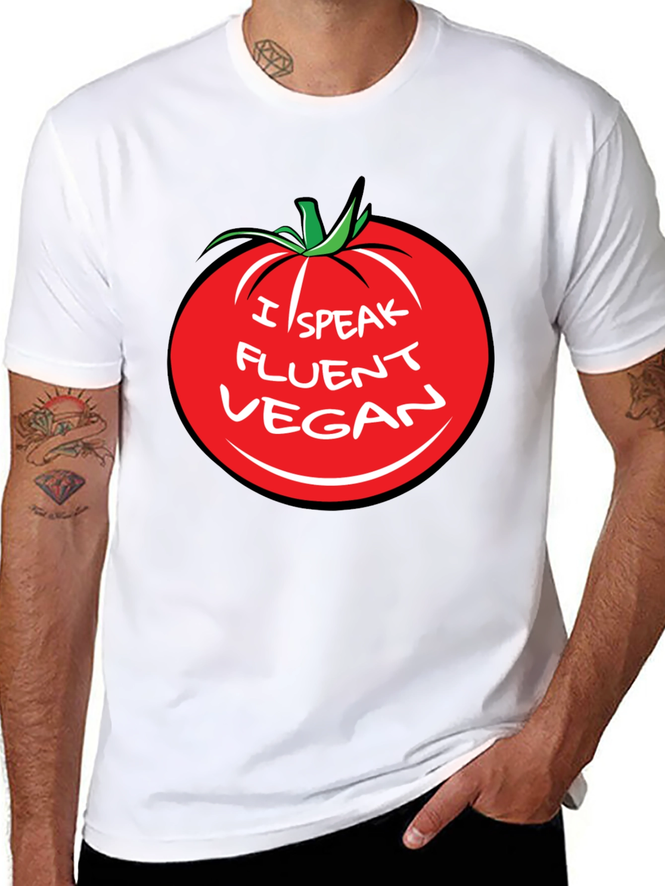Fluent Vegan Tomato Graphic Tee