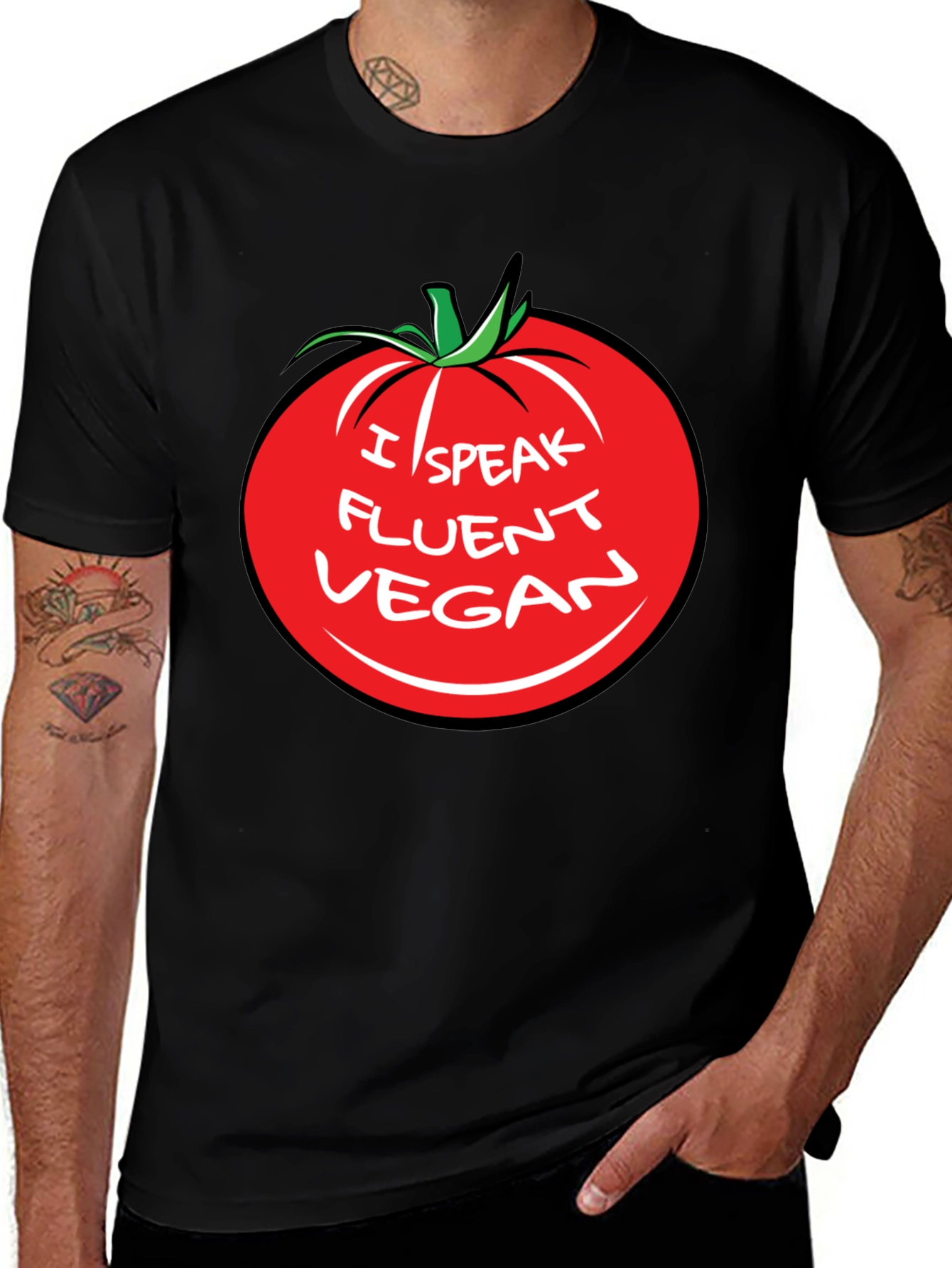 Fluent Vegan Tomato Graphic Tee