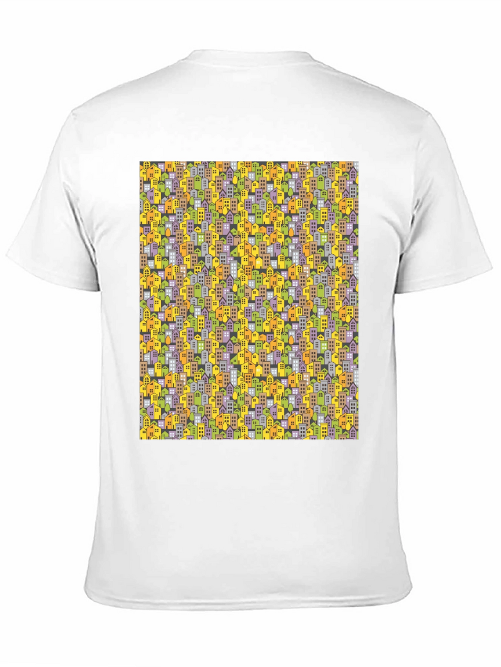 Cityscape Pattern T-Shirt