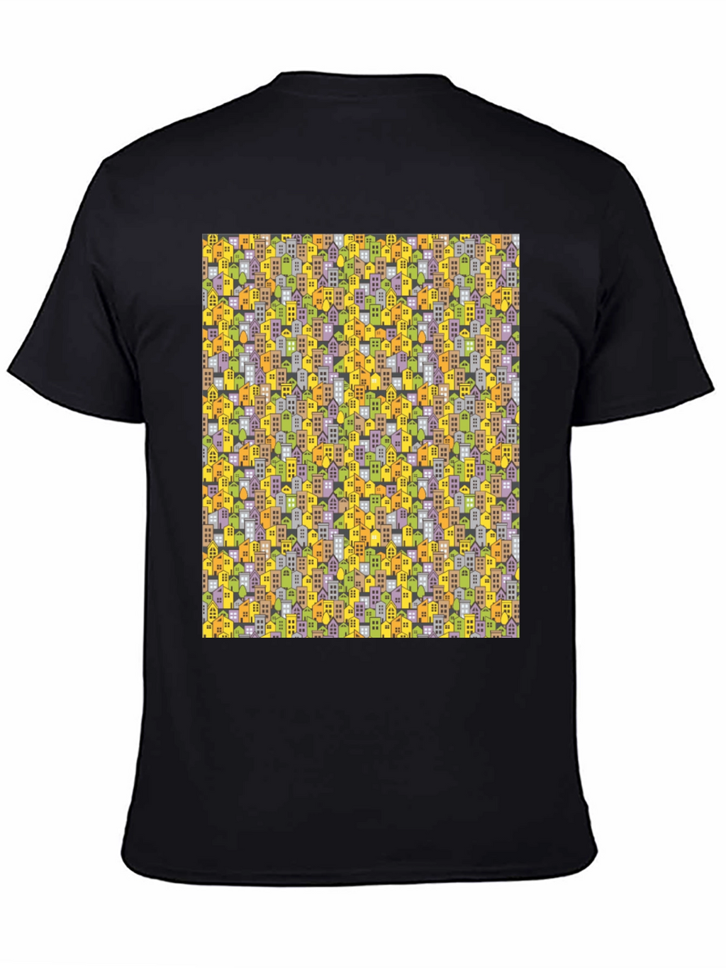 Cityscape Pattern T-Shirt
