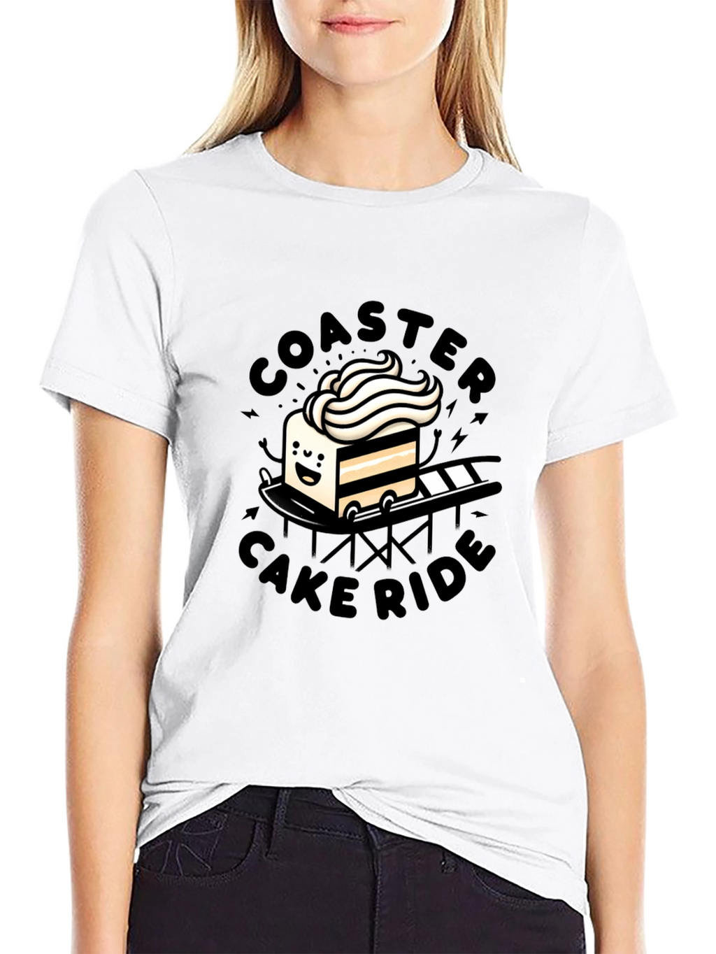 Coaster Cake Ride Graphic Tee