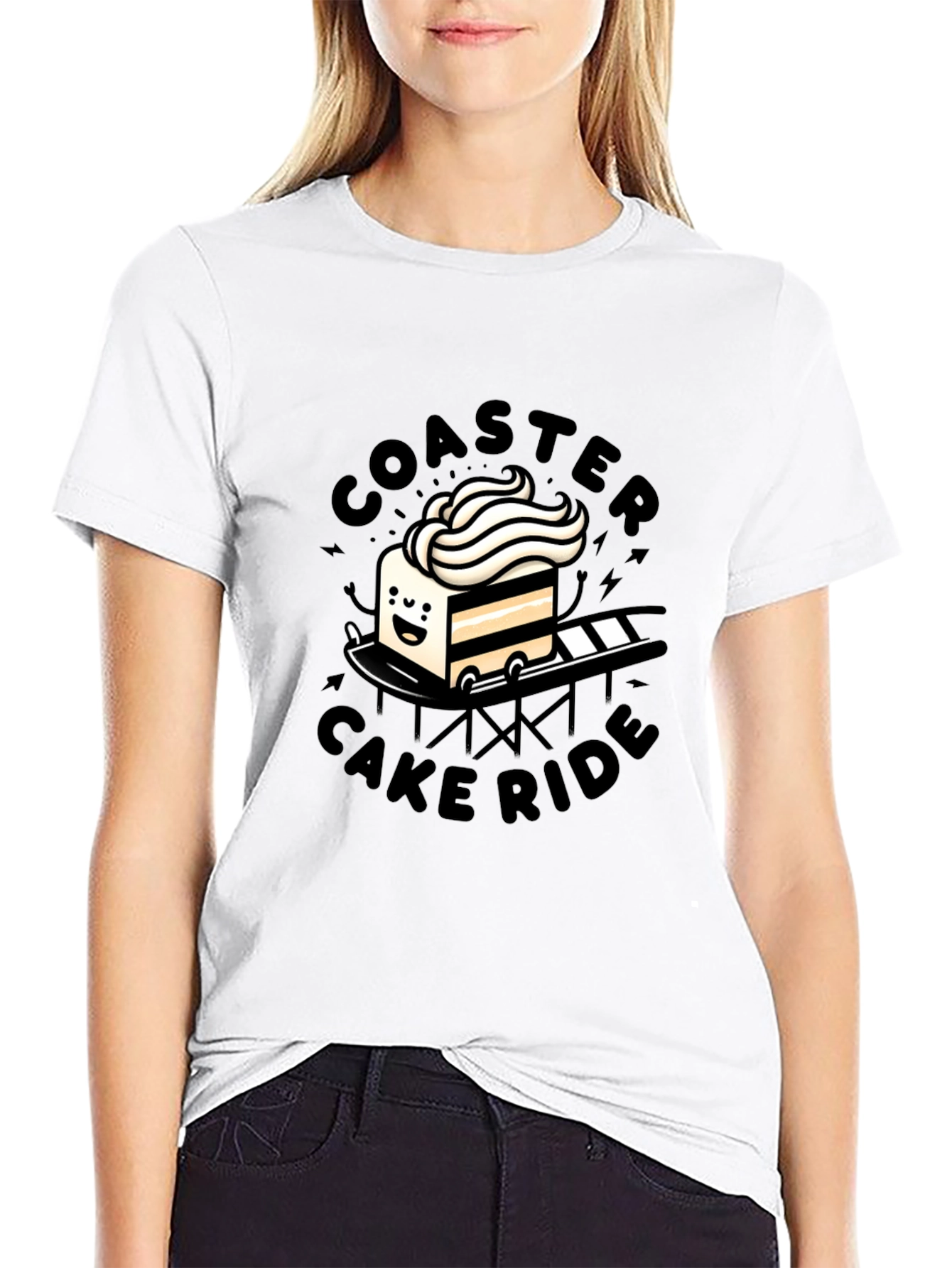 Coaster Cake Ride Graphic Tee