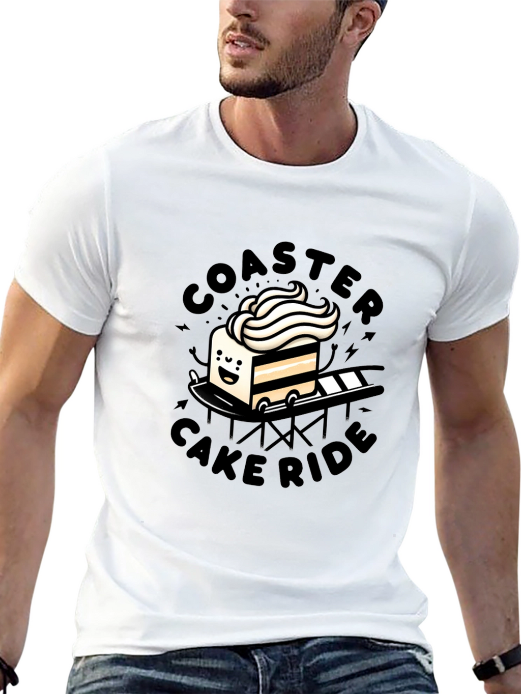 Coaster Cake Ride Graphic Tee