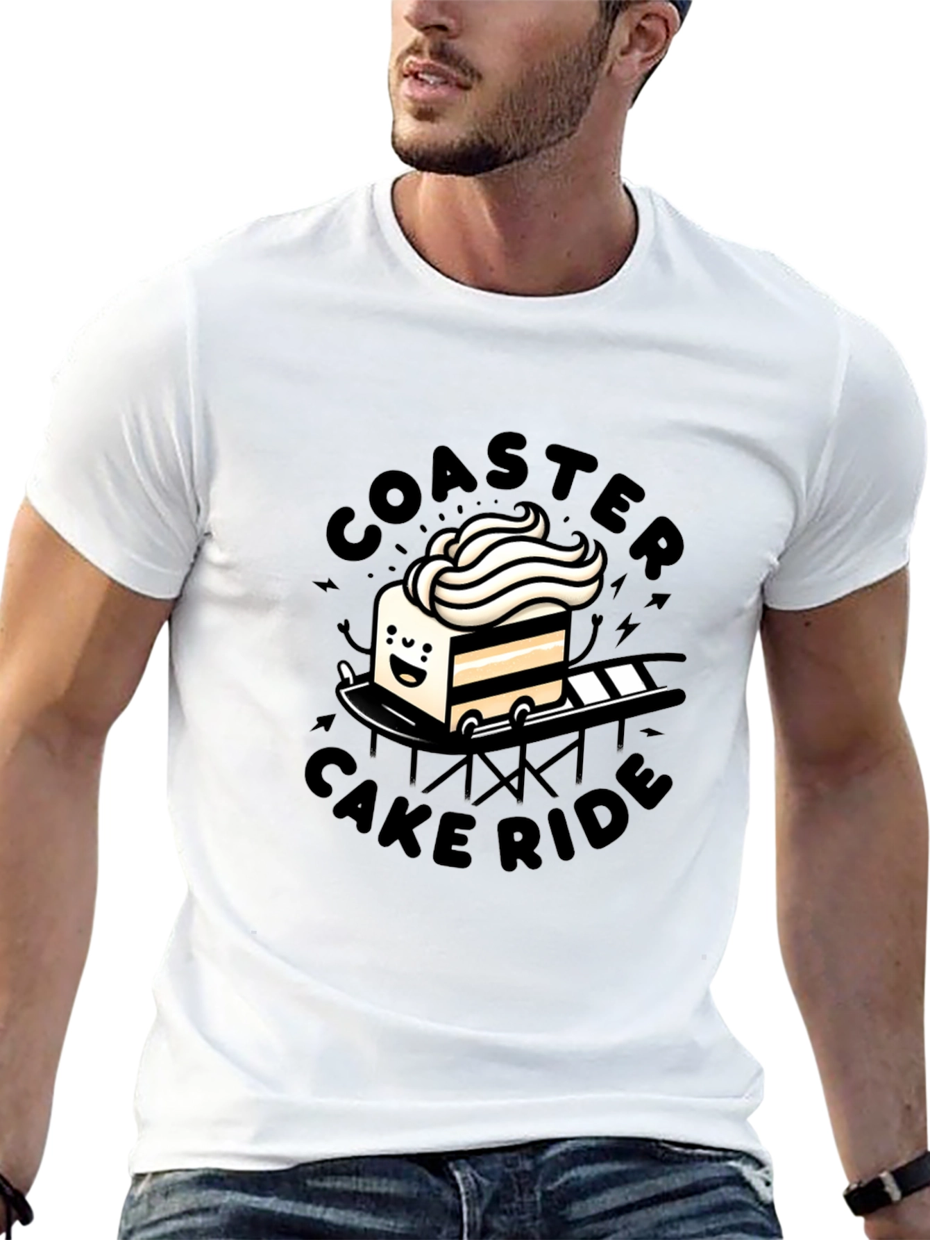 Coaster Cake Ride Graphic Tee