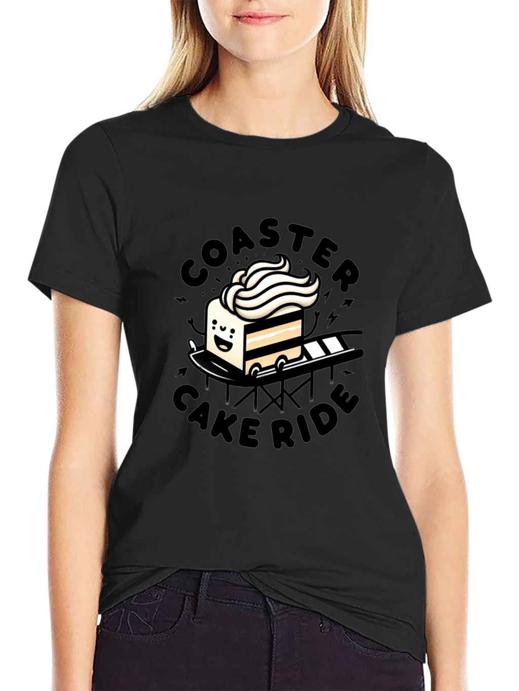 Coaster Cake Ride Graphic Tee