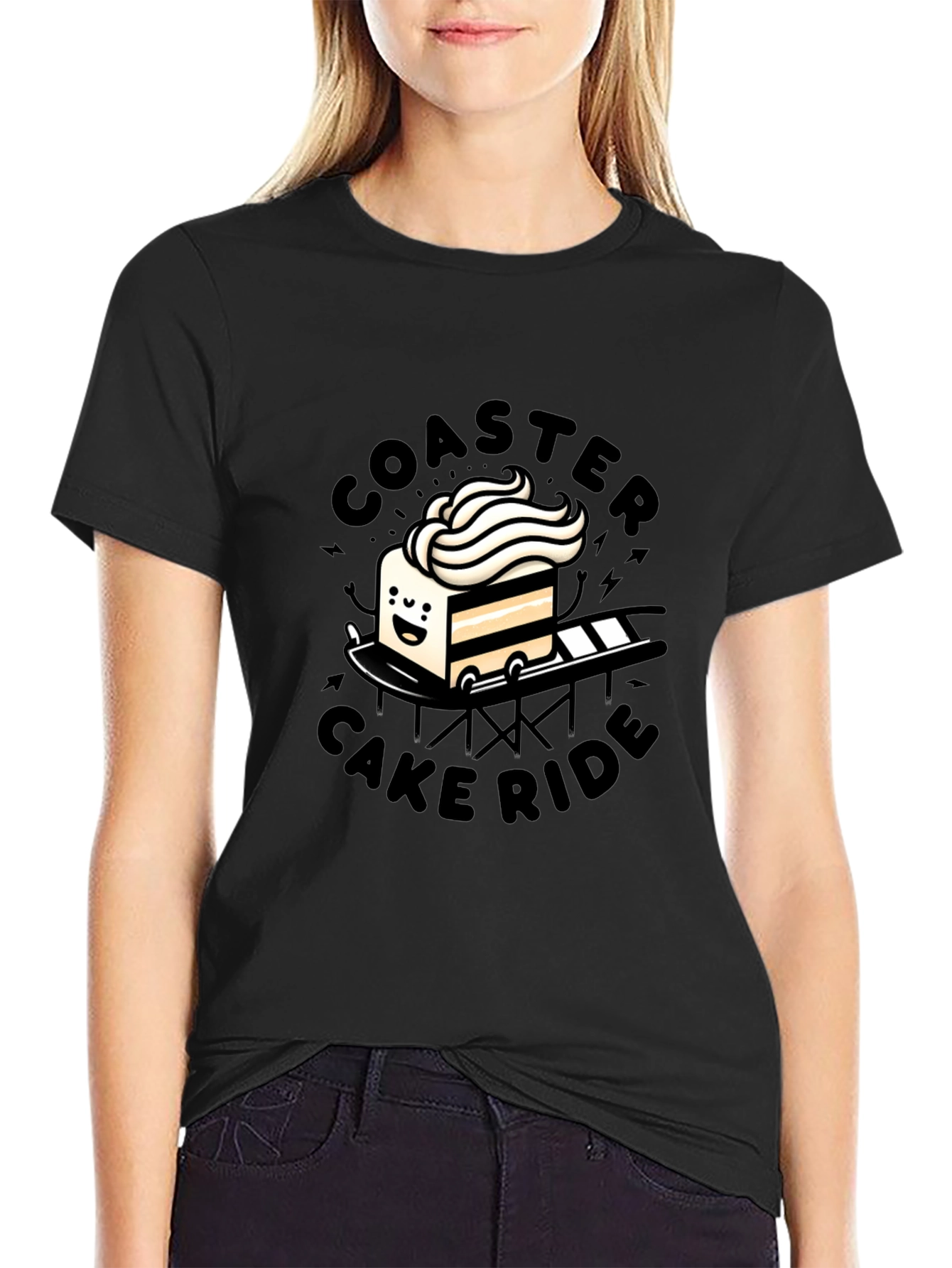 Coaster Cake Ride Graphic Tee