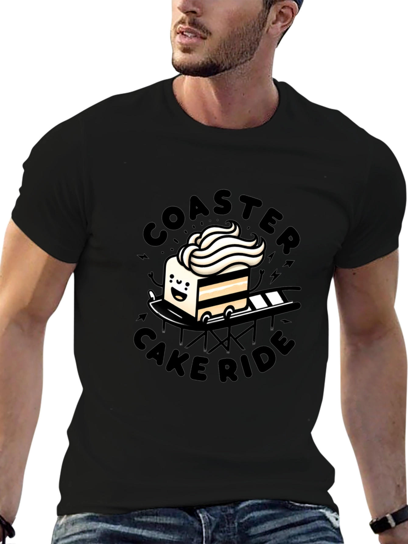 Coaster Cake Ride Graphic Tee