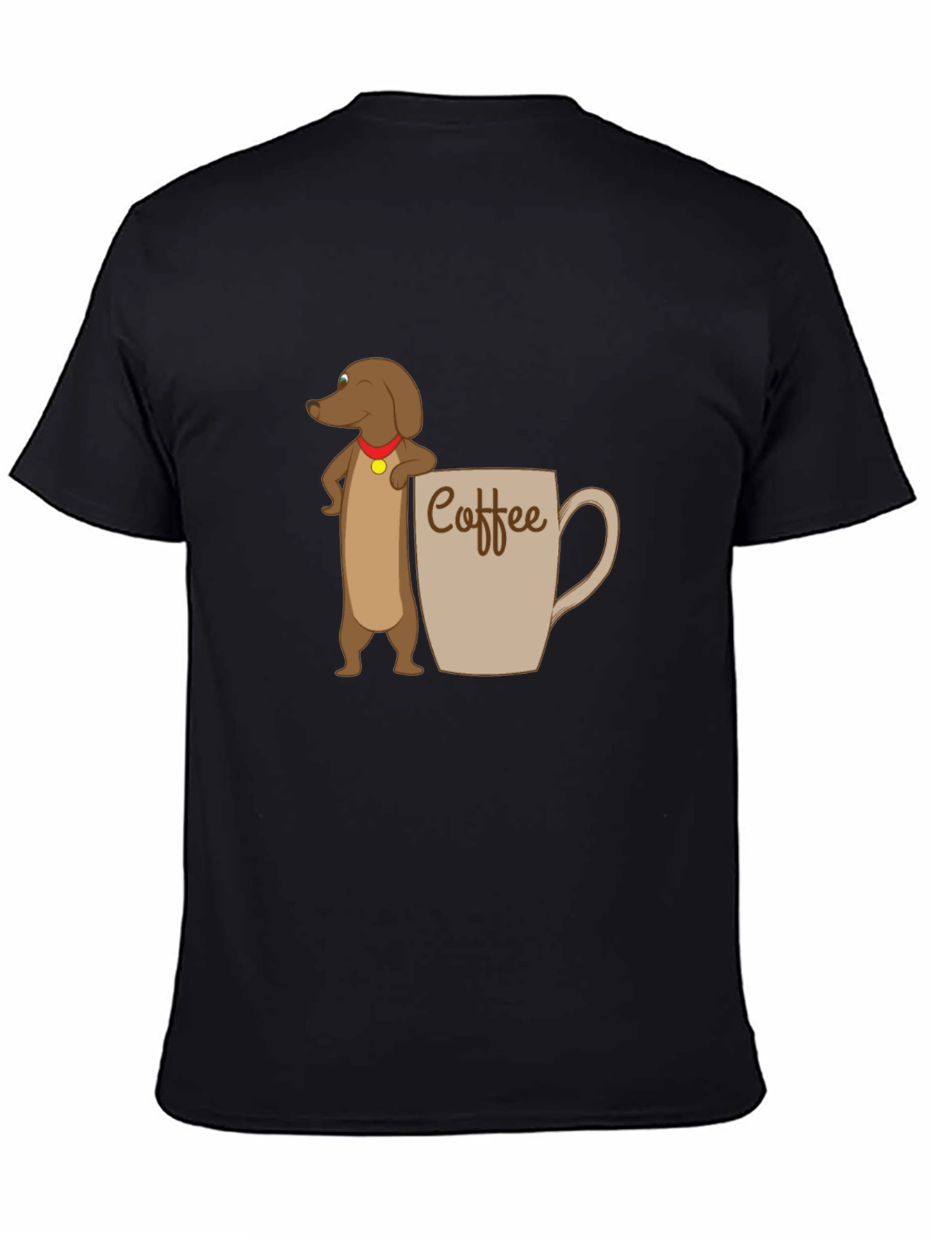 Coffee Lover Dachshund Graphic Tee