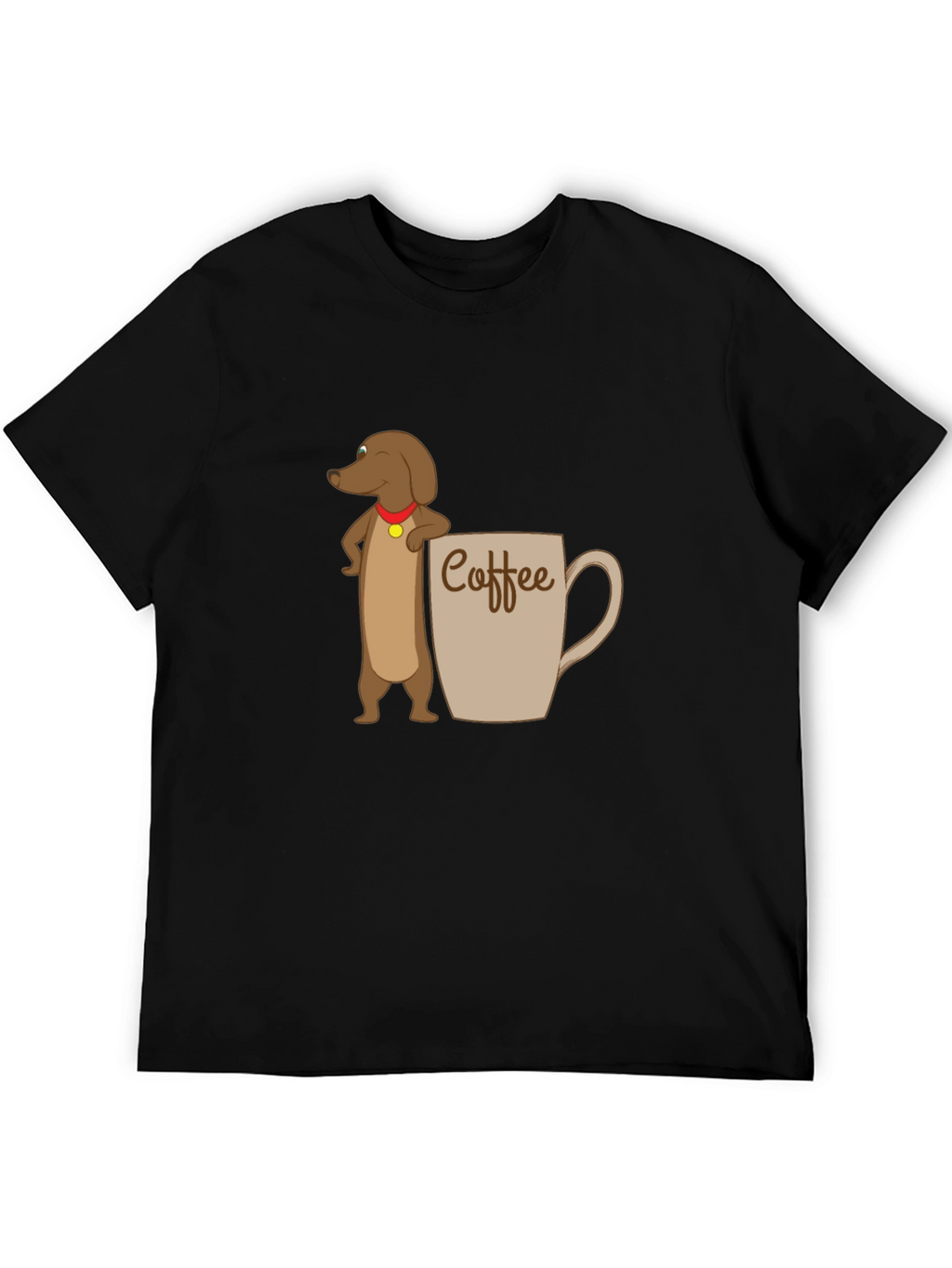 Coffee Lover Dachshund Graphic Tee