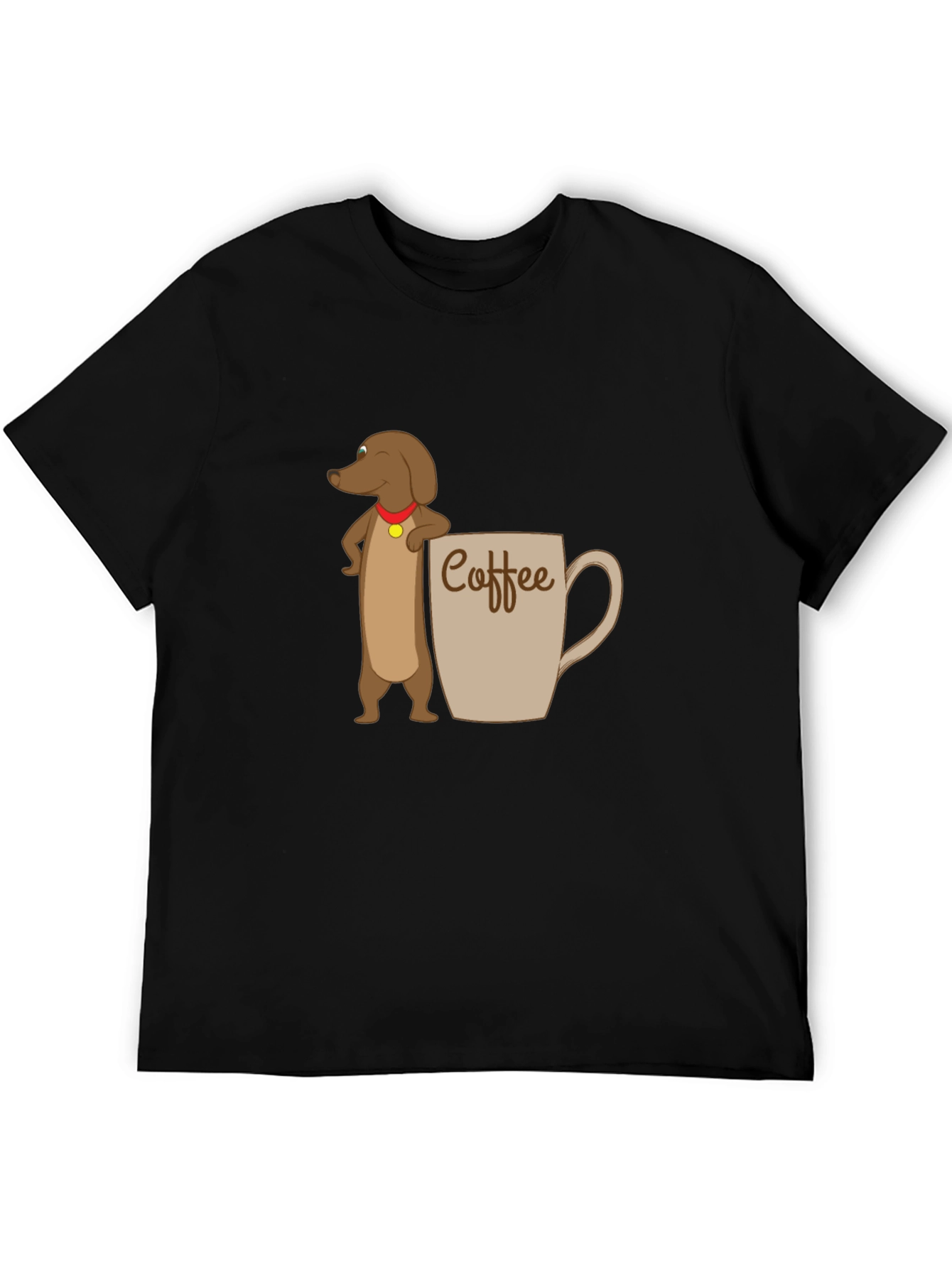 Coffee Lover Dachshund Graphic Tee