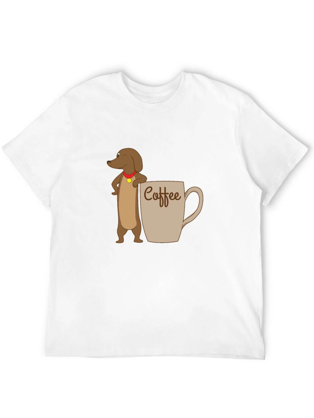 Coffee Lover Dachshund Graphic Tee
