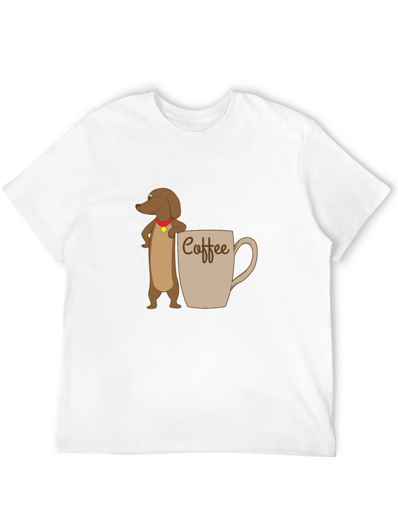 Coffee Lover Dachshund Graphic Tee