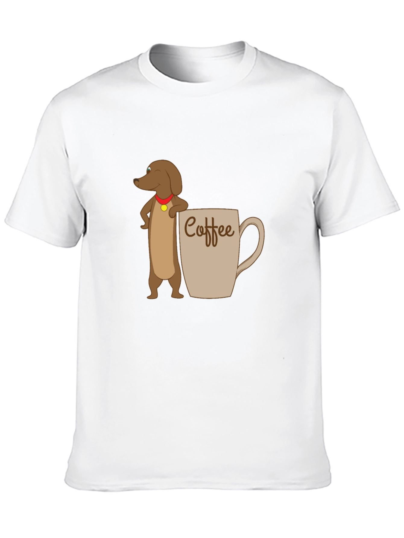 Coffee Lover Dachshund Graphic Tee
