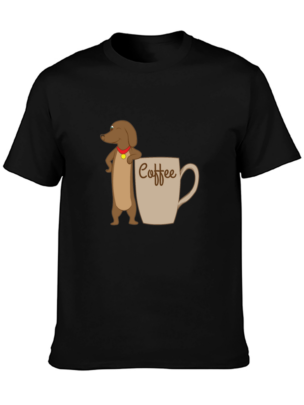 Coffee Lover Dachshund Graphic Tee