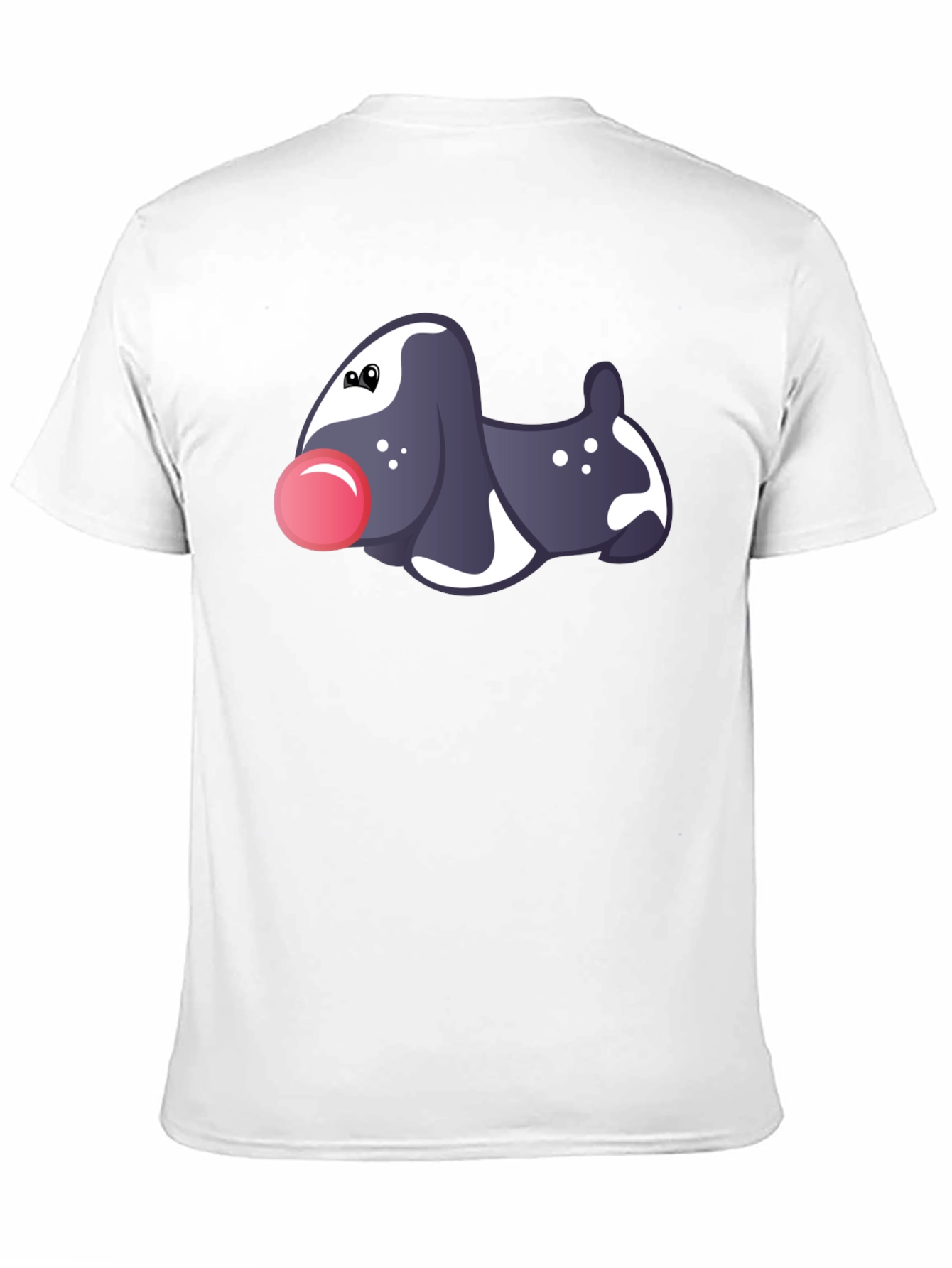 Novelty Dog Graphic Black T-Shirt