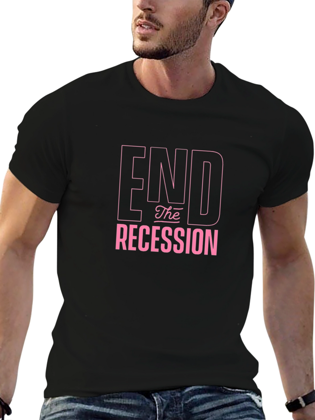 End the Recession Graphic T-Shirt