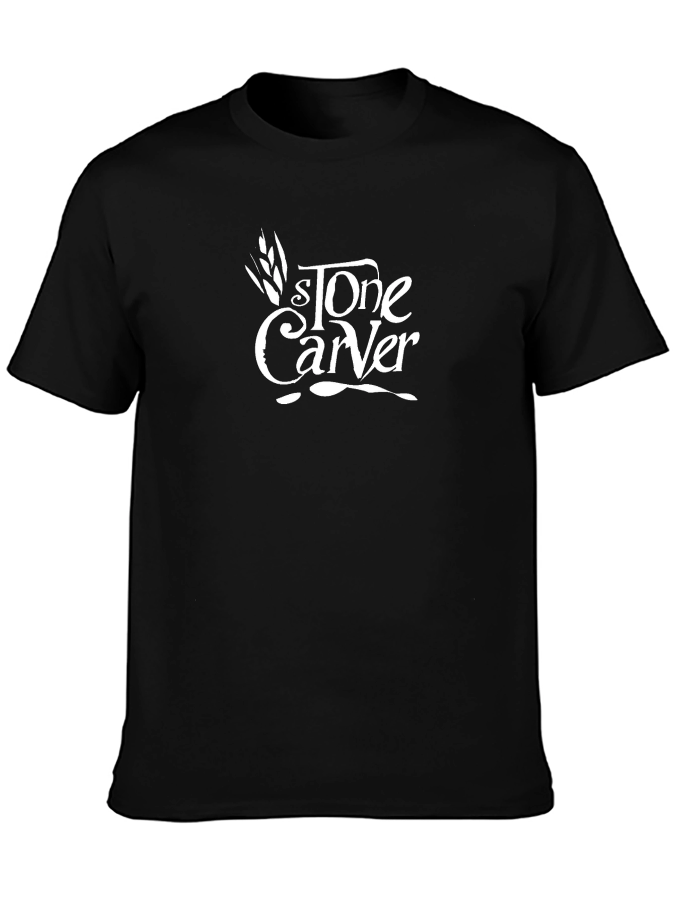 Stone Carver Black Graphic Tee - Stylish & Comfortable